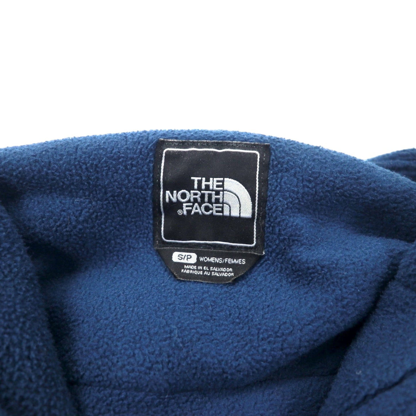 THE NORTH FACE デナリフーディー POLARTEC フリース S ネイビー ポリエステルロゴ刺繍