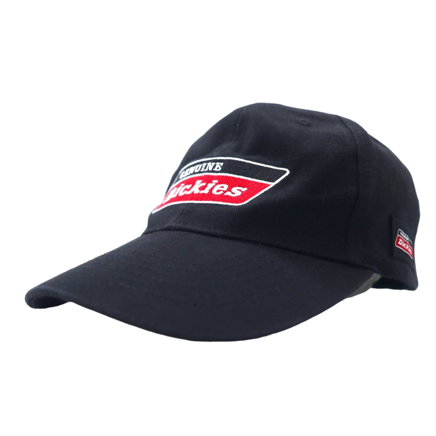 Dickies ロゴ刺繍 6パネルキャップ ONE ブラック コットン スナップバック