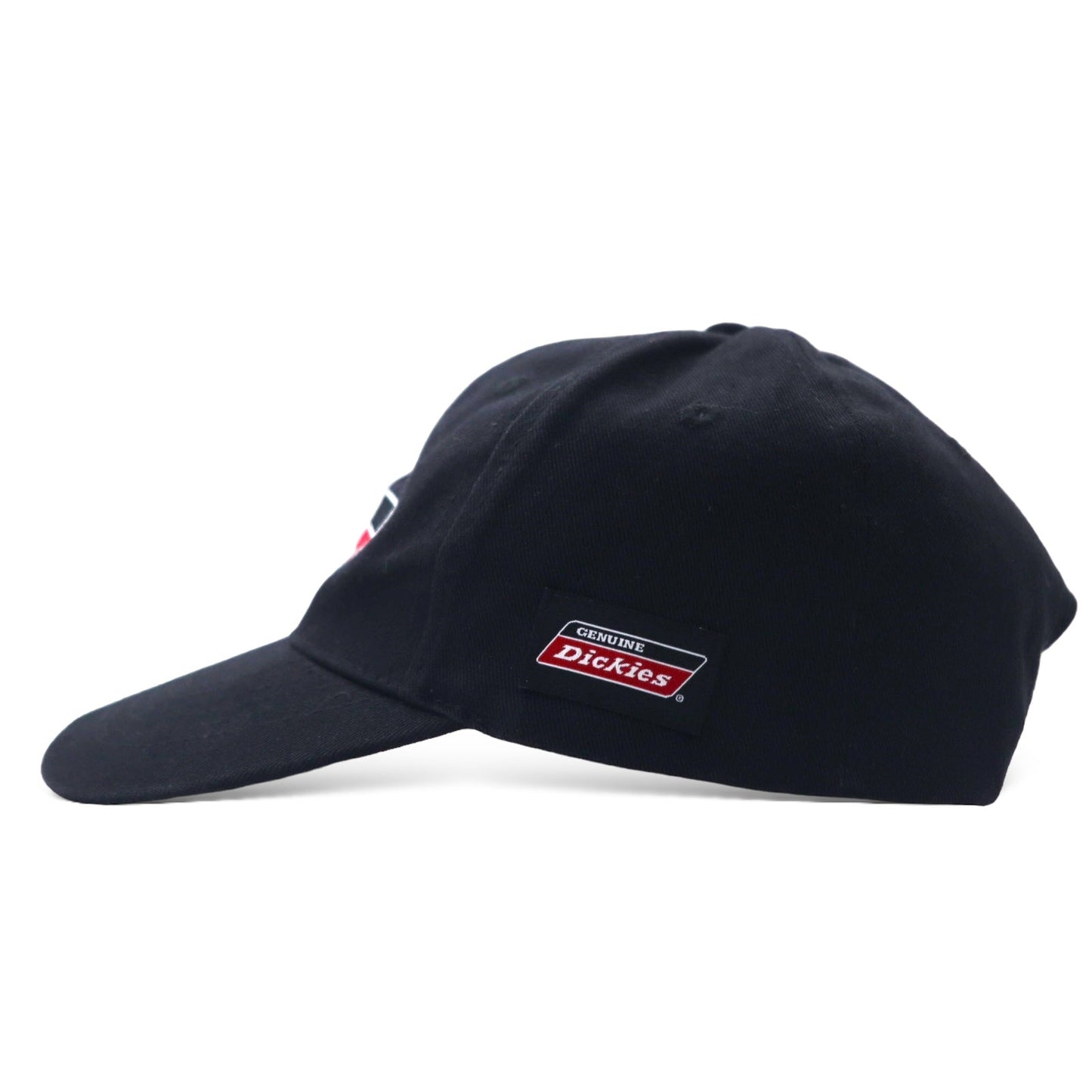 Dickies ロゴ刺繍 6パネルキャップ ONE ブラック コットン スナップバック