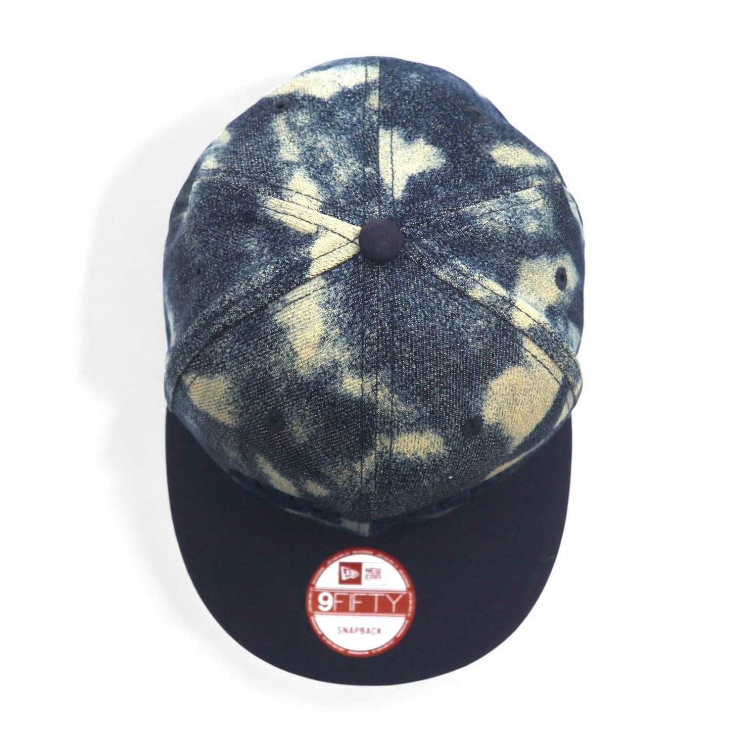 NEW ERA タイダイ デニム ベースボールキャップ ONE スナップバック ブルー NEW YORK ニューヨーク
