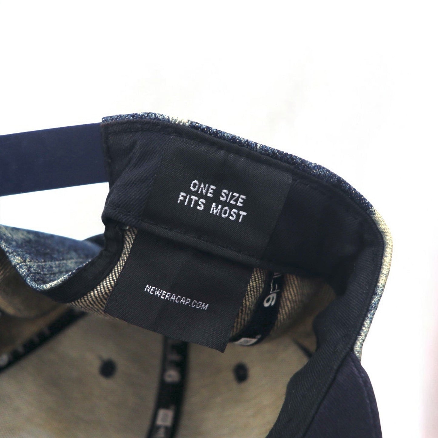 NEW ERA タイダイ デニム ベースボールキャップ ONE スナップバック ブルー NEW YORK ニューヨーク