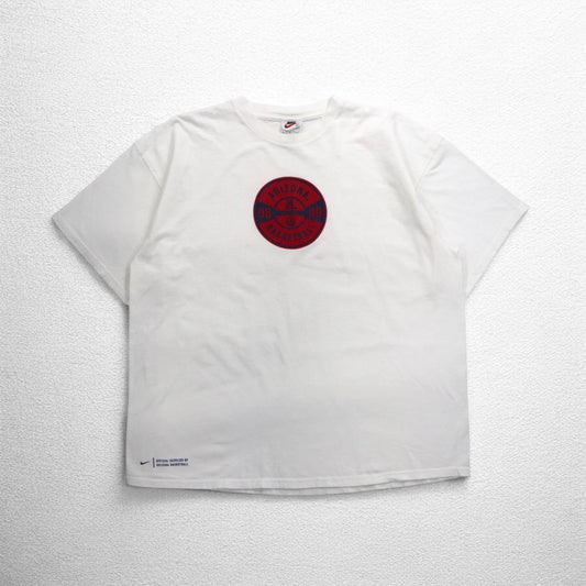 NIKE 90年代 バスケットボール プリント Tシャツ 2XL ホワイト ARIZONA BASKETBALL メキシコ製