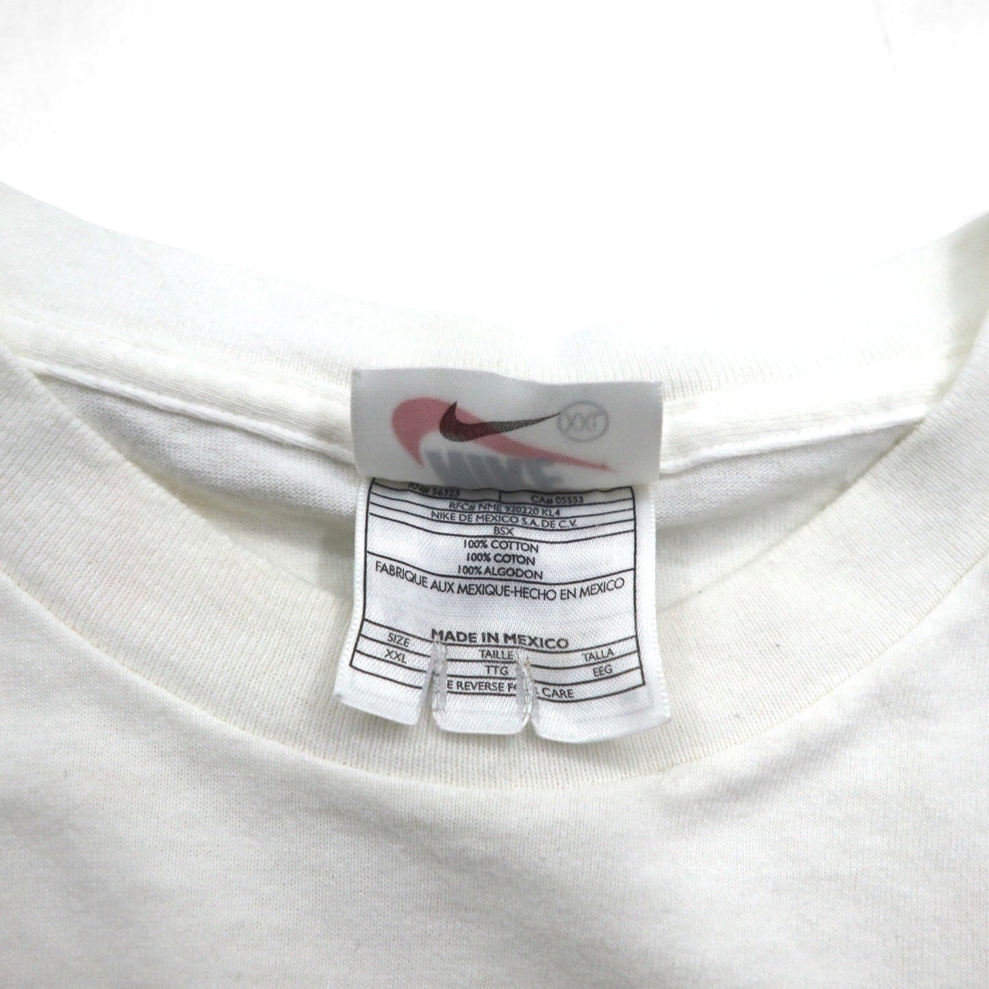 NIKE 90年代 バスケットボール プリント Tシャツ 2XL ホワイト ARIZONA BASKETBALL メキシコ製