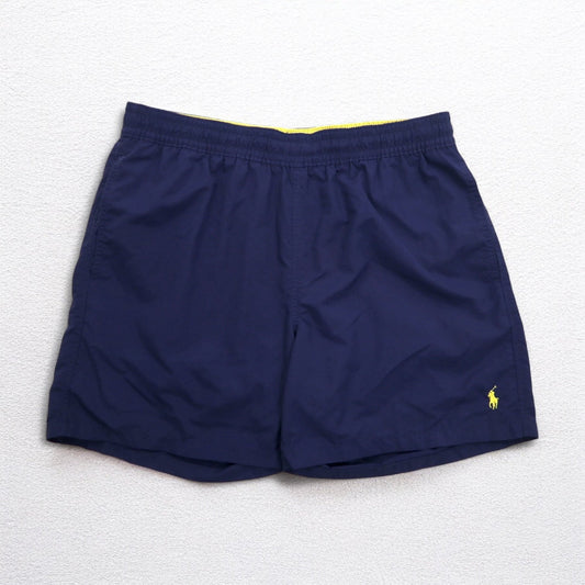 Polo by Ralph Lauren 90年代 水陸両用 ショートパンツ スイムショーツ L ネイビー ナイロン スモールポニー刺繍