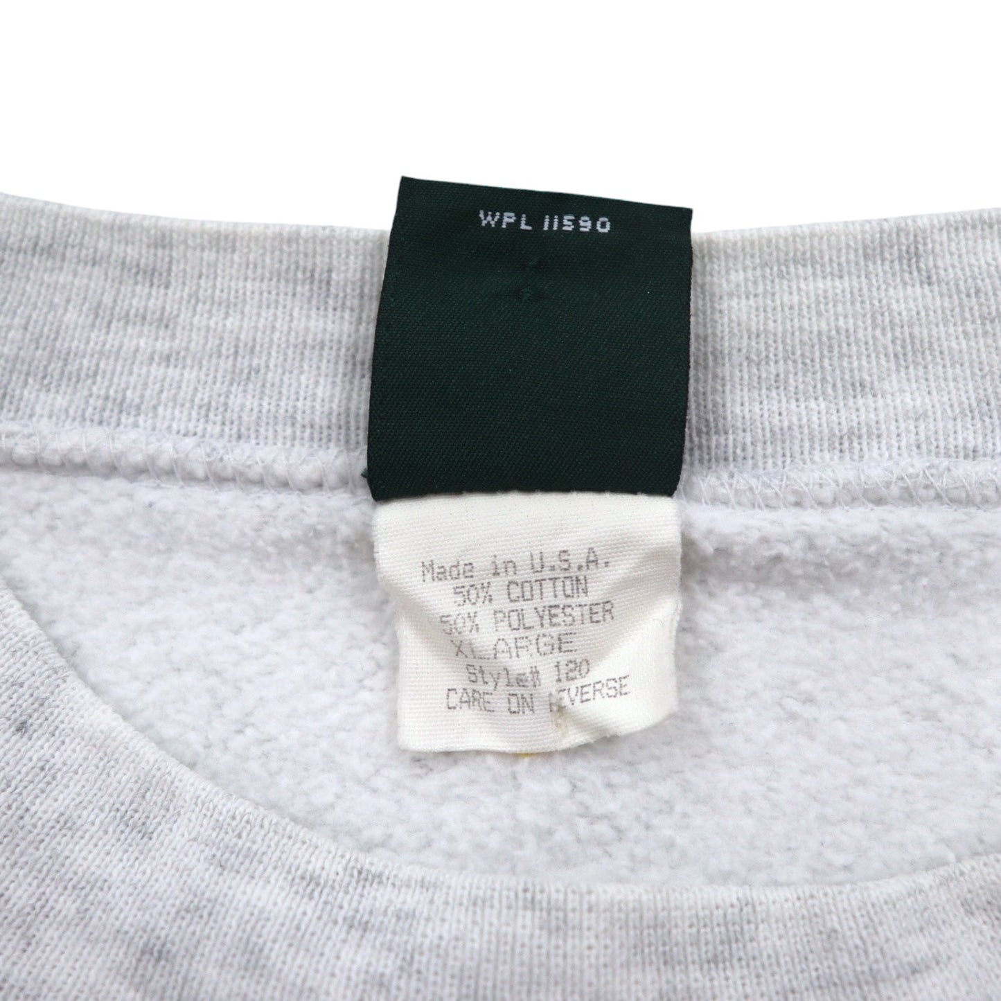 MV SPORT 90年代 USA製 カレッジプリント スウェット XL グレー TEXAS A&M UNIVERSITY アーチロゴ 2段プリント