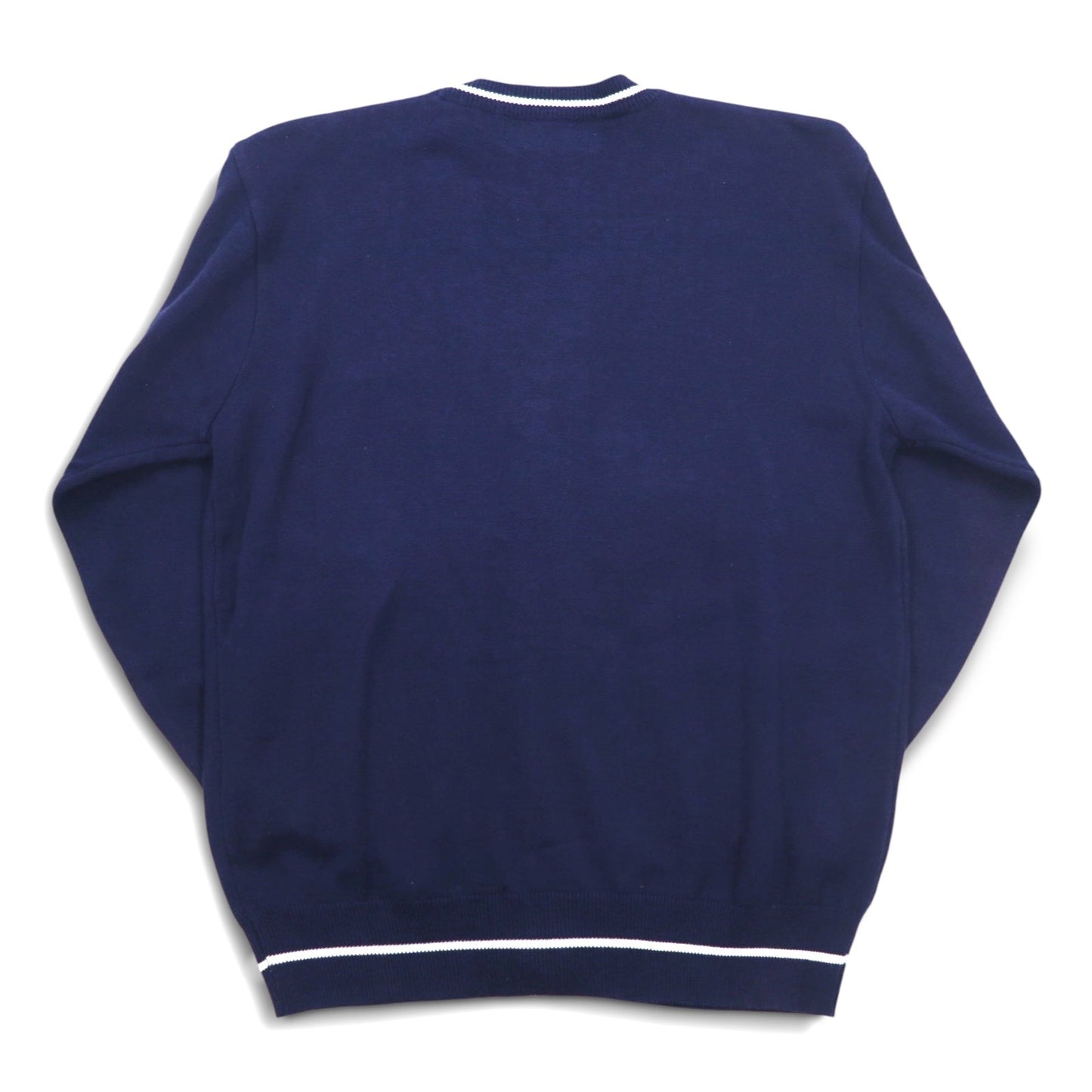 JC de Castelbajac × WARNER BROS. 90年代 コットンニット カーディガン L ネイビー LOONEY TUNES バックスバニー キャラクター刺繍