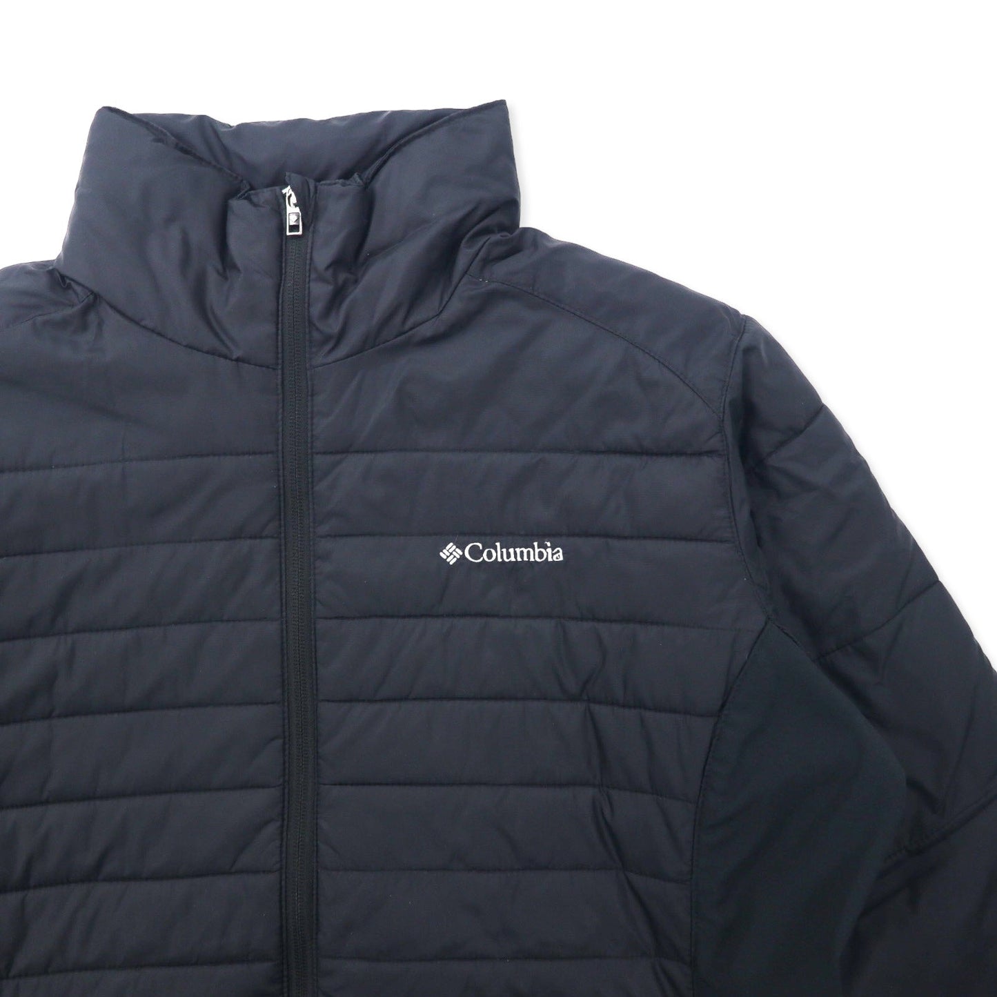 Columbia ダウンジャケット 中綿 XL ネイビー ナイロン Powder Pillow Hybrid Jacket WL5341