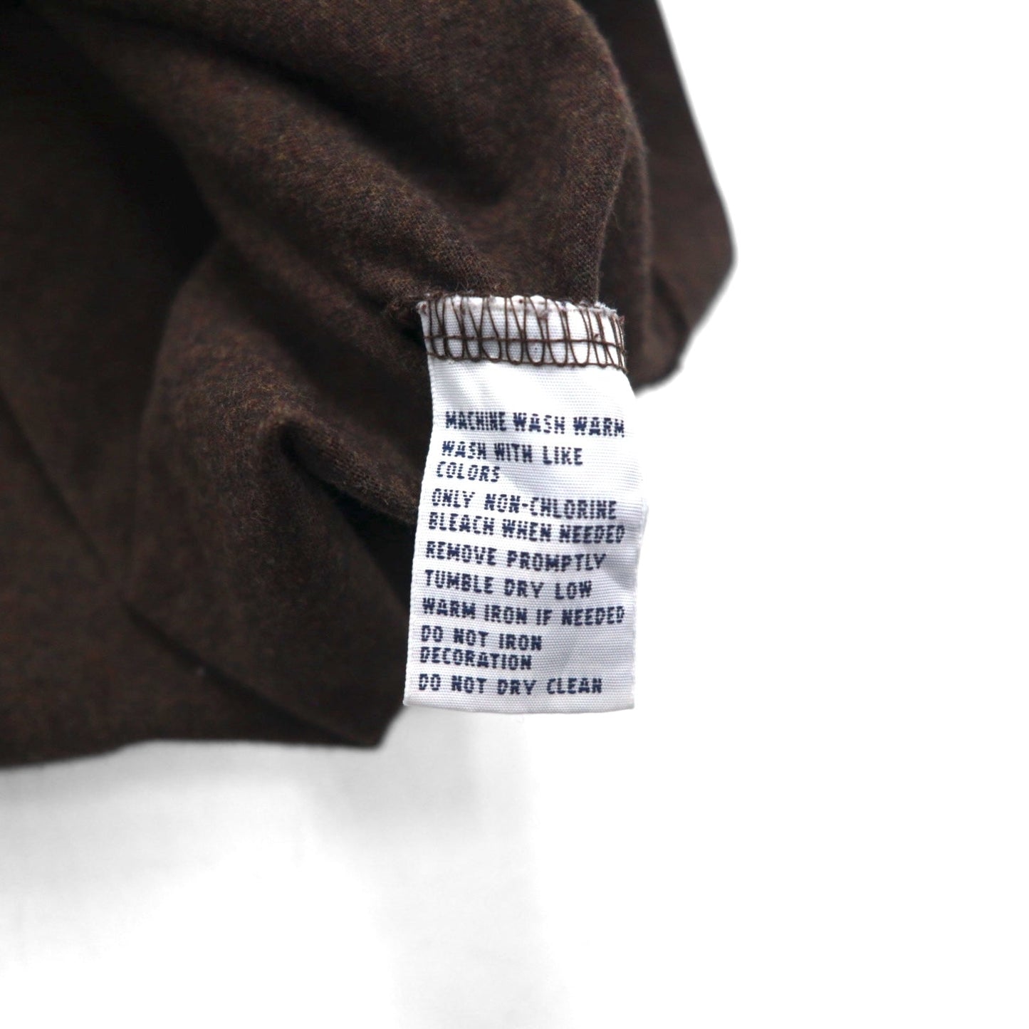 POLO RALPH LAUREN ヴィンテージロゴ プリント Tシャツ XL ブラウン コットン