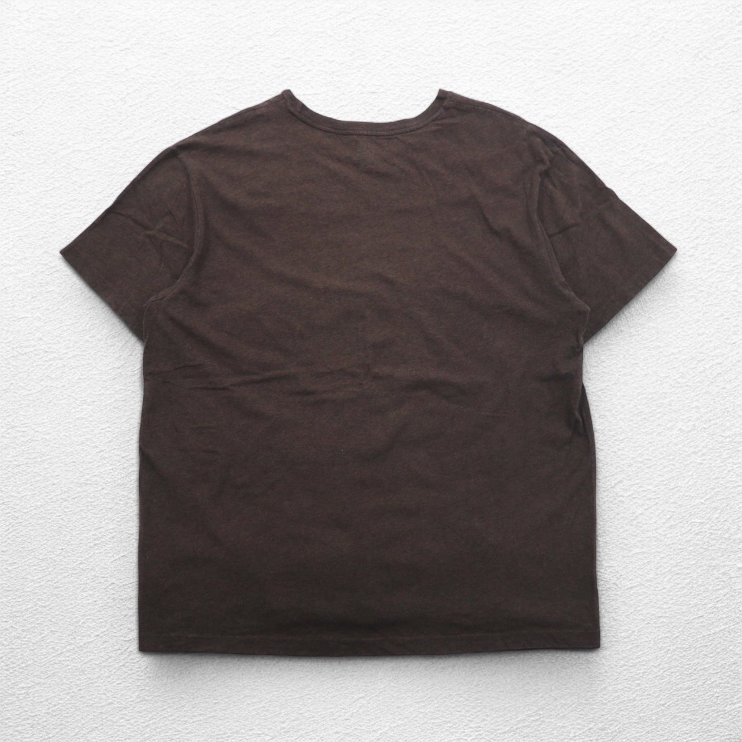 POLO RALPH LAUREN ヴィンテージロゴ プリント Tシャツ XL ブラウン コットン