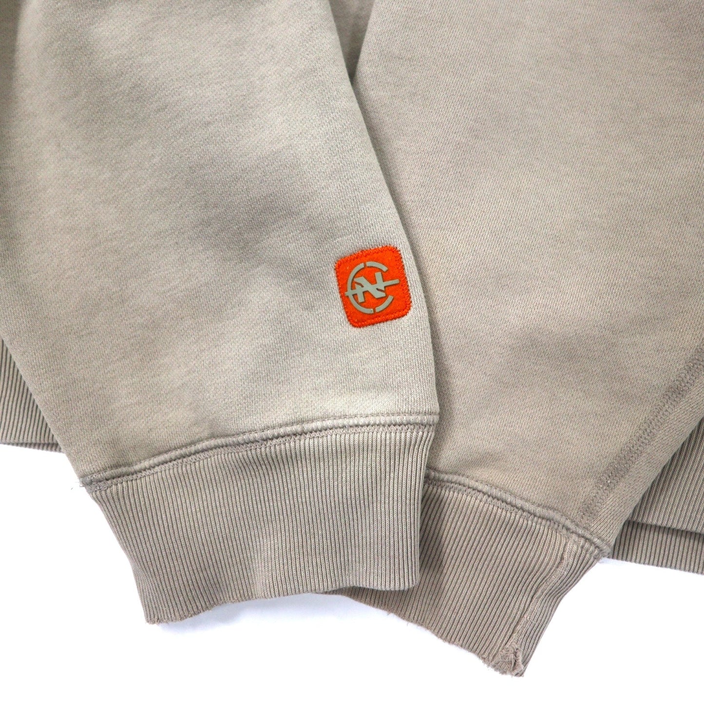 NAUTICA COMPETITION ロゴプリント スウェット L ベージュ コットン