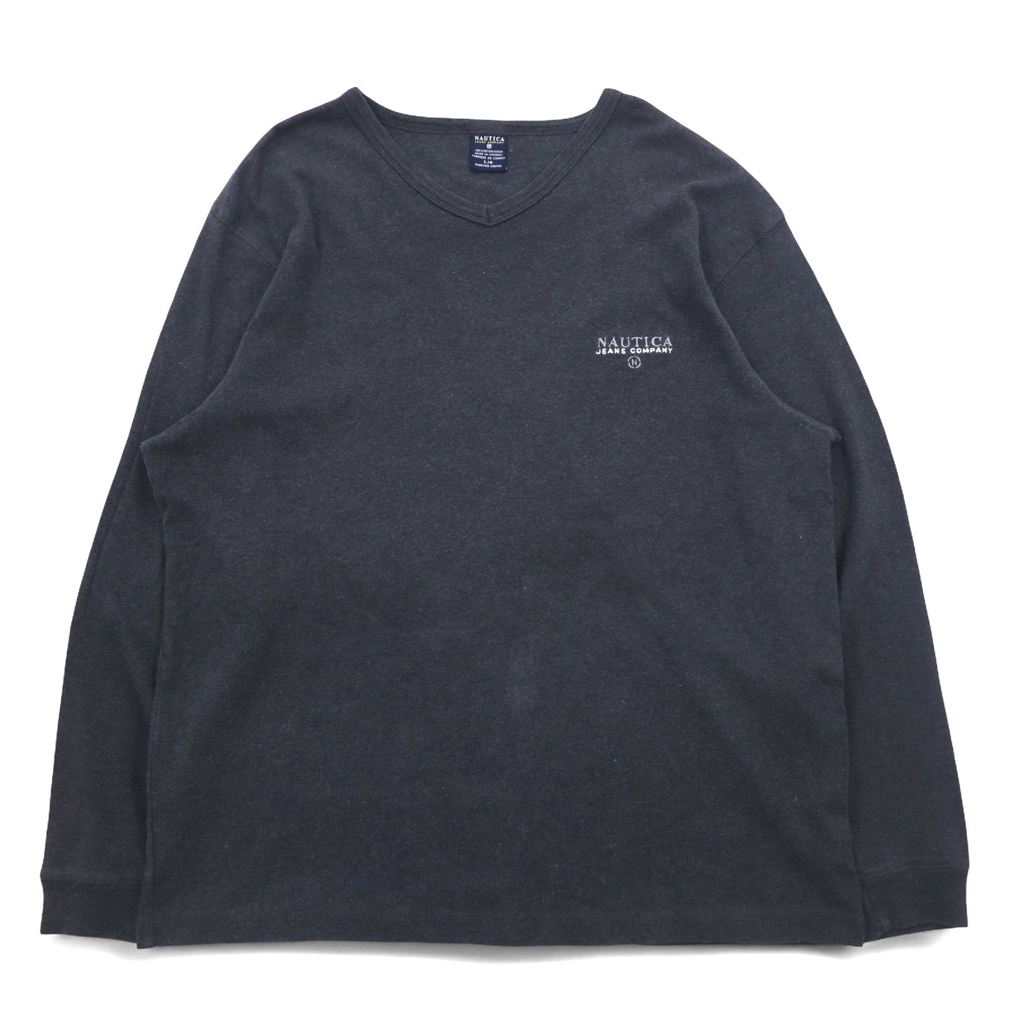 NAUTICA カナダ製 90年代 ロングスリーブTシャツ ロンT L グレー JEANS COMPANY