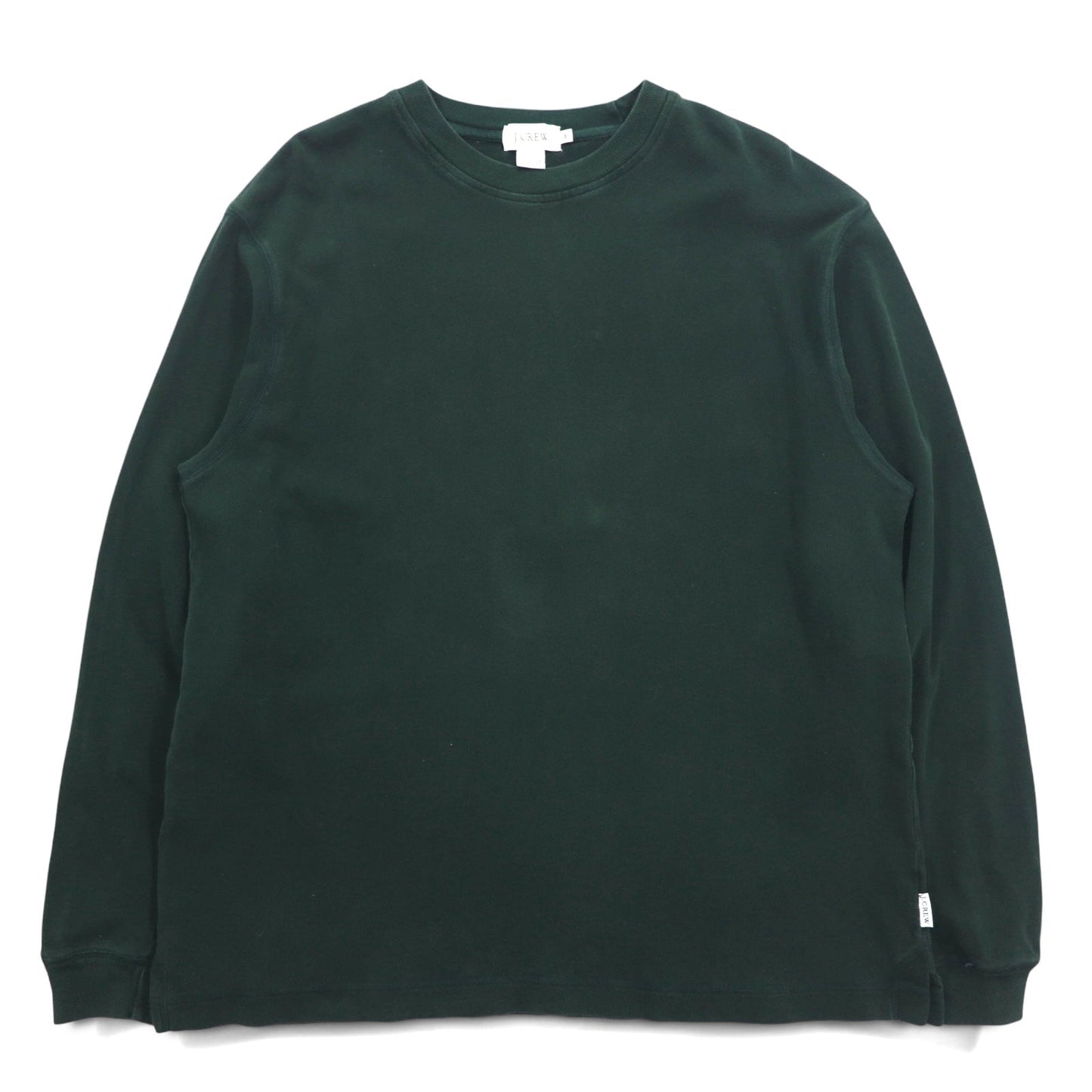 J.CREW ロングスリーブTシャツ ロンT M グリーン コットン