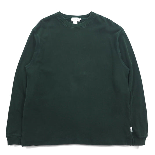 J.CREW ロングスリーブTシャツ ロンT M グリーン コットン