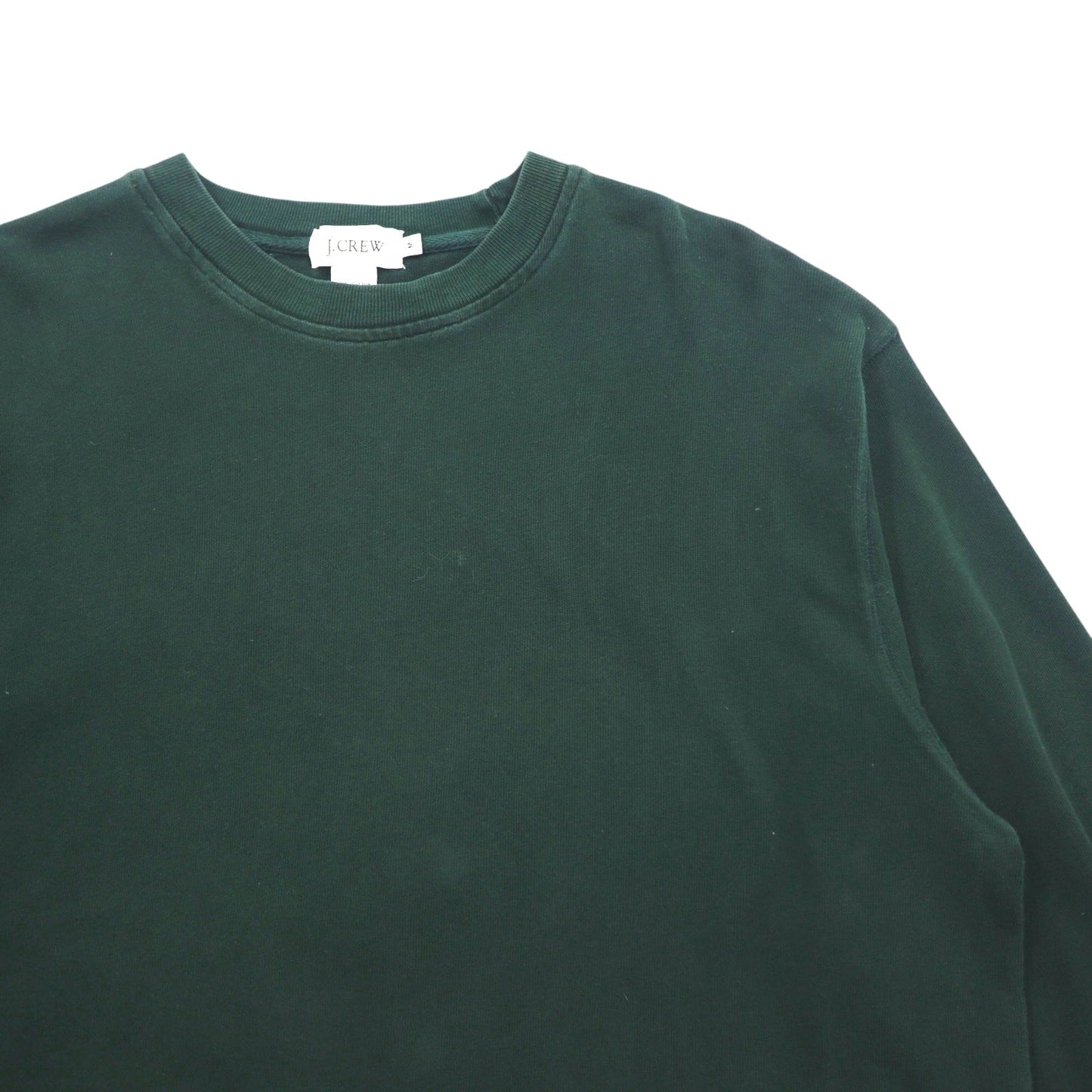 J.CREW ロングスリーブTシャツ ロンT M グリーン コットン