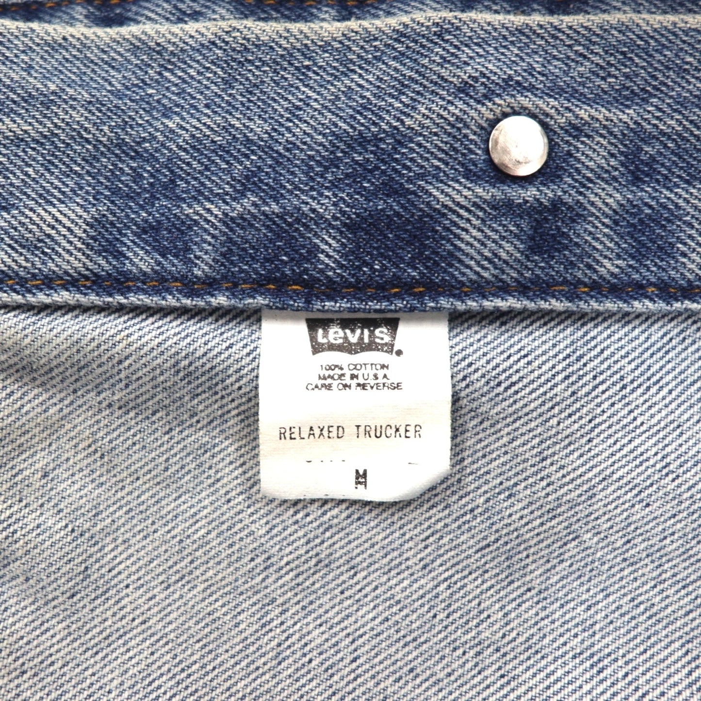 Levi's USA製 RELAXED TRUCKER デニム トラッカージャケット Gジャン L インディゴ ブルー 70507-0389