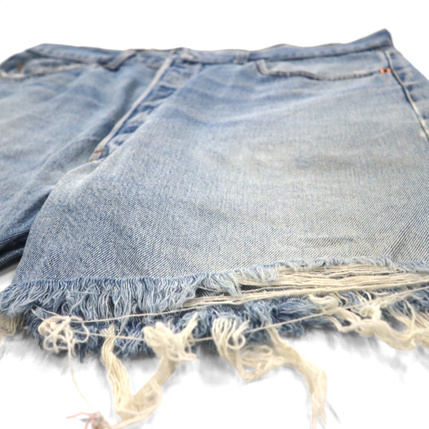 Levi's 90年代 USA製 501XX カットオフ デニム ショートパンツ XL インディゴ ブルー ボタン裏520 501-0000