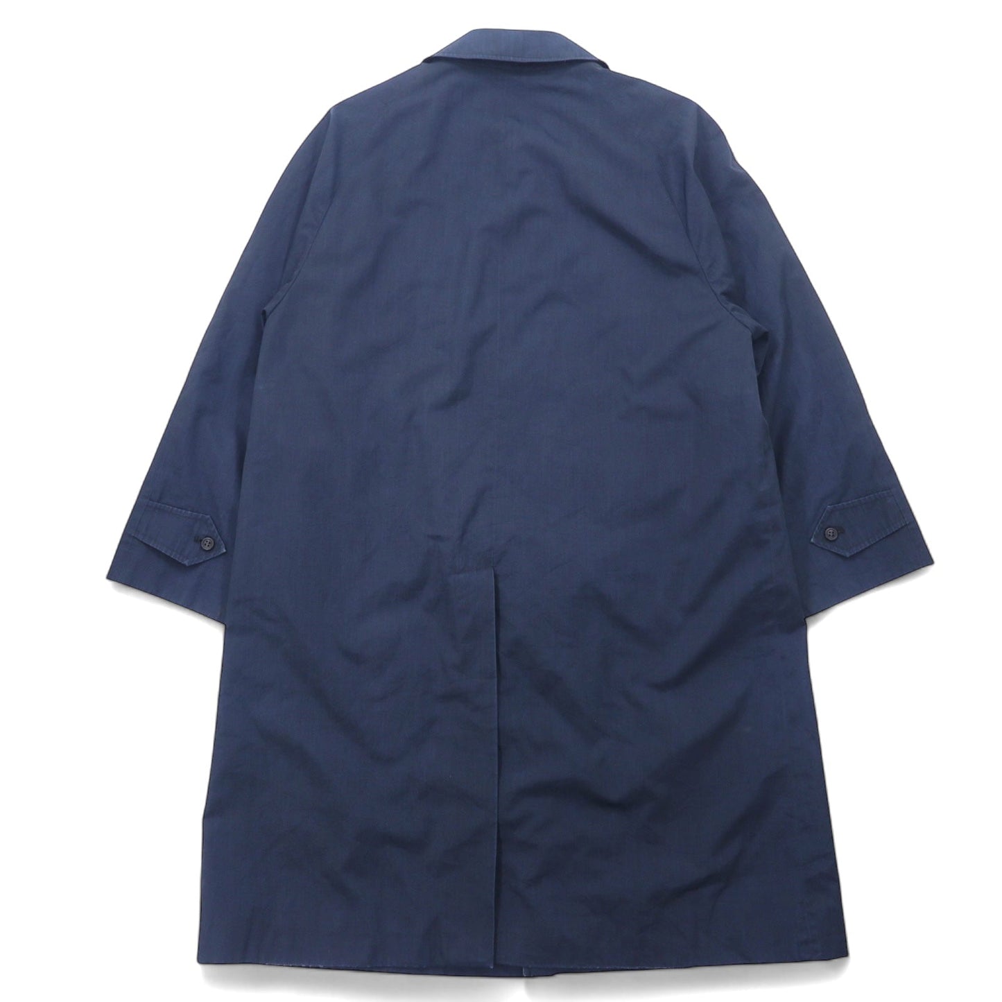 BURBERRYS 90年代 ステンカラーコート M ネイビー ポリエステル