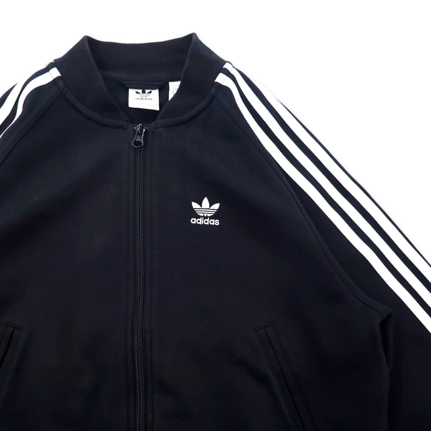adidas originals ATP型 3ストライプ トラックジャケット ジャージ S ブラック コットン 3 STR TRACKTOP