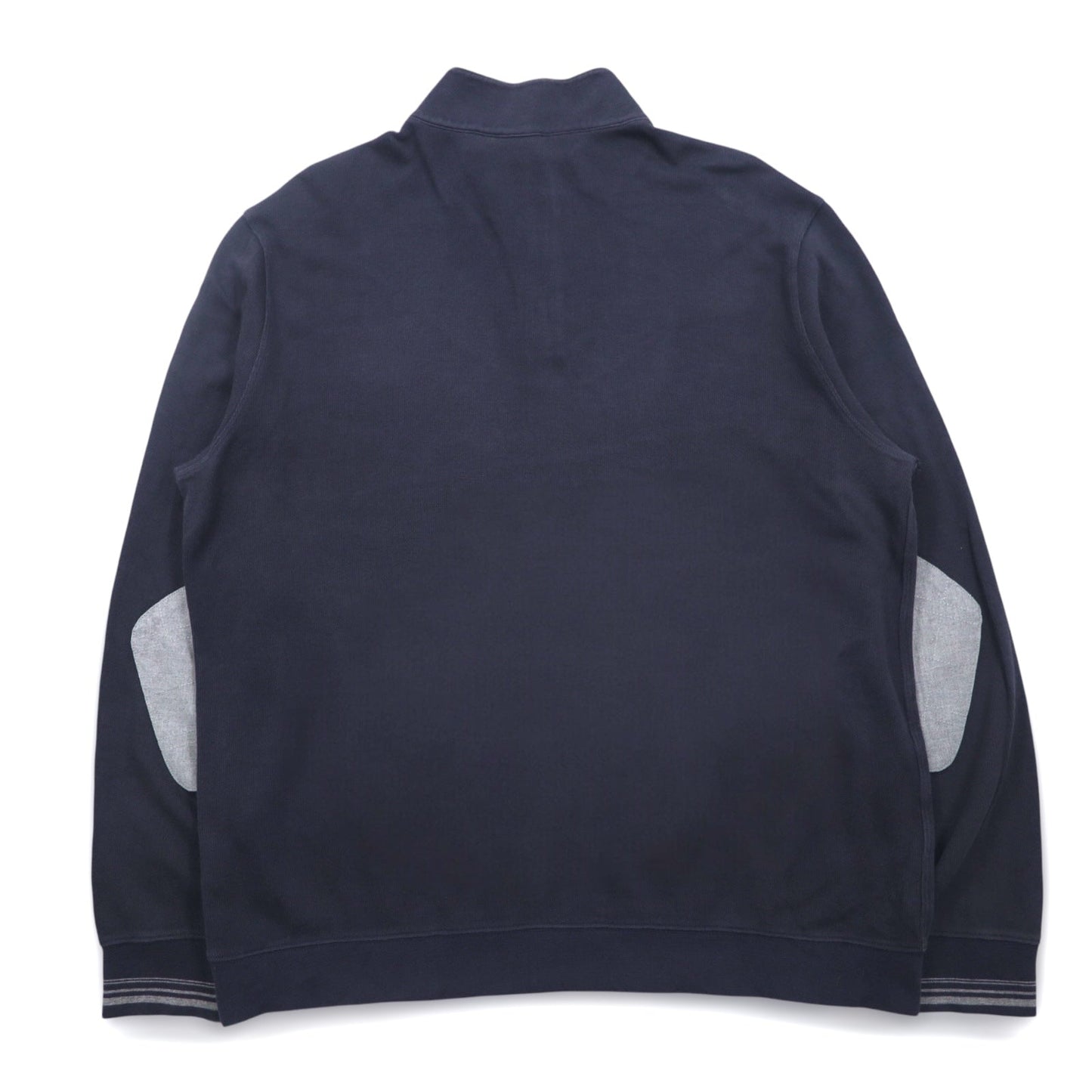 HUGO BOSS ハーフジップ コットンニット セーター XXL ネイビー