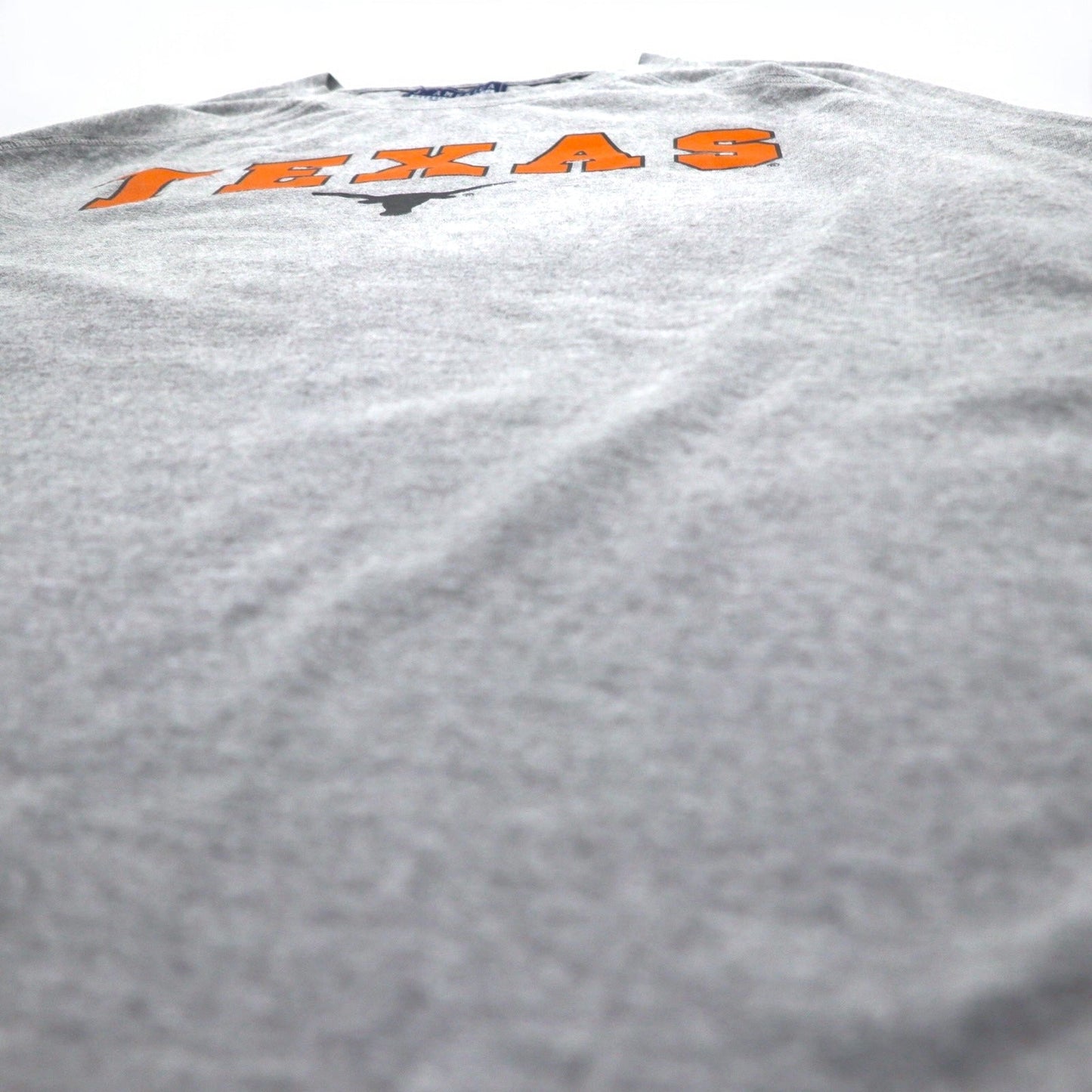 J.AMERICA フットボール ロングスリーブTシャツ ロンT XL グレー プリント TEXAS