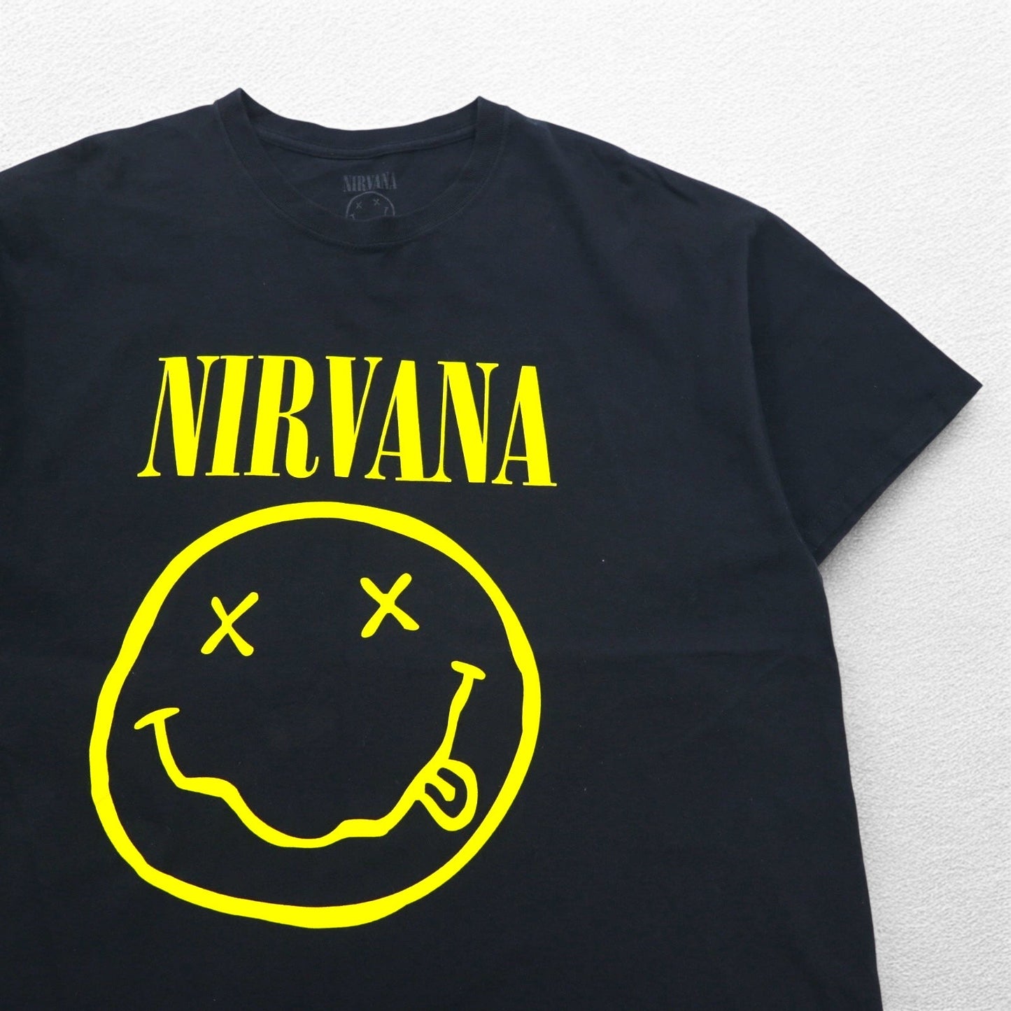 NIRVANA ニルヴァーナ オフィシャル ロック バンド Tシャツ XL ブラック コットン ニカラグア製
