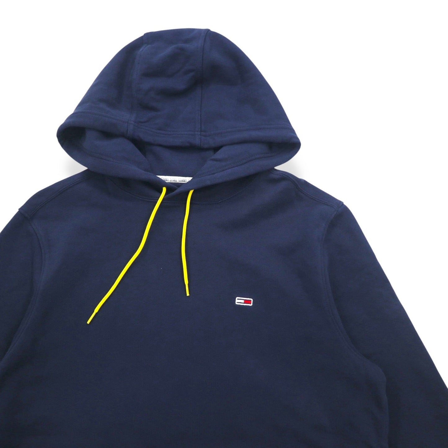 TOMMY JEANS プルオーバーパーカー L ネイビー バックプリント Mikina Flag Graphic DM0DM08703