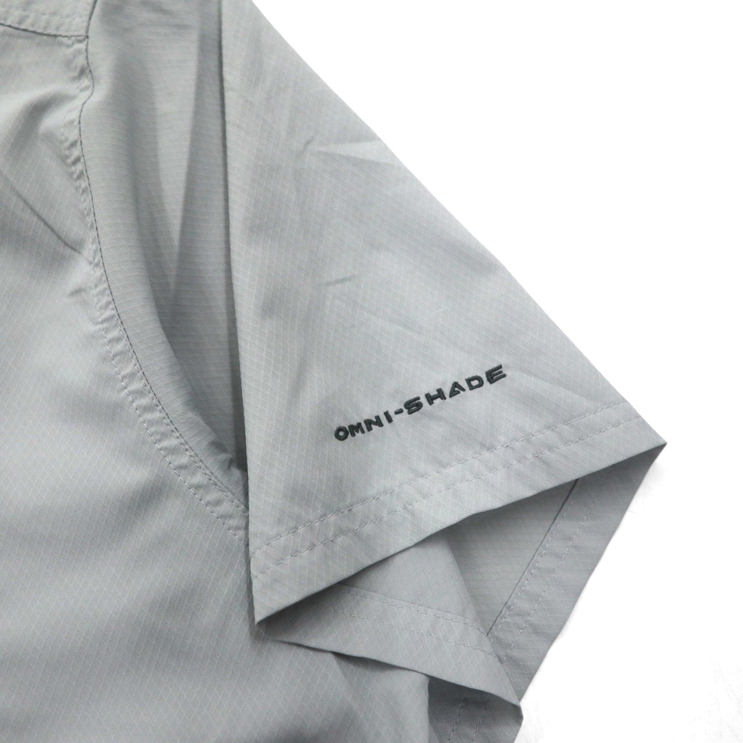 Columbia PFG オムニシェード OMNI-SHADE スラックタイドキャンプシャツ フィッシングシャツ XL グレー ポリエステル FM7042