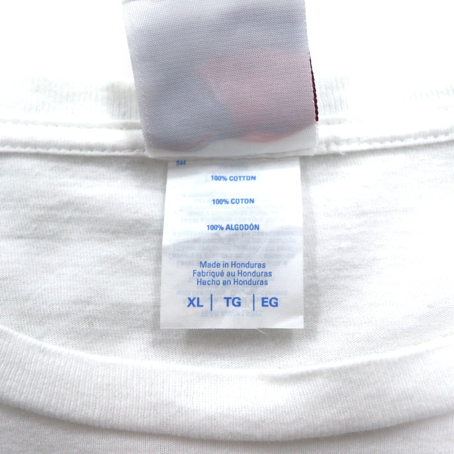 Majestic ロングスリーブTシャツ ロンT XL ホワイト 袖プリント NFL PITTSBURGH STEELERS ホンジュラス製