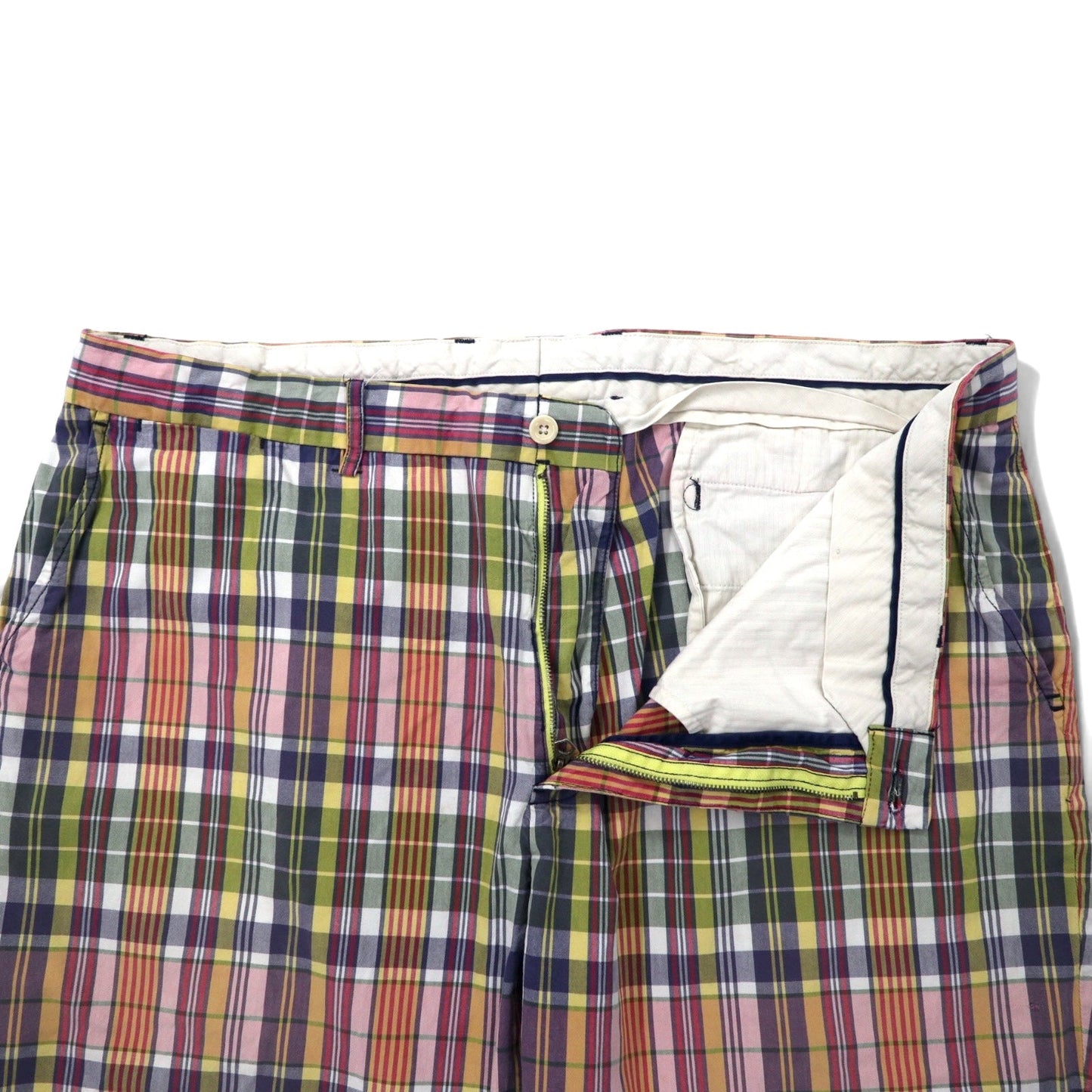 Polo by Ralph Lauren マドラスチェック ショートパンツ ハーフパンツ 40 マルチカラー コットン