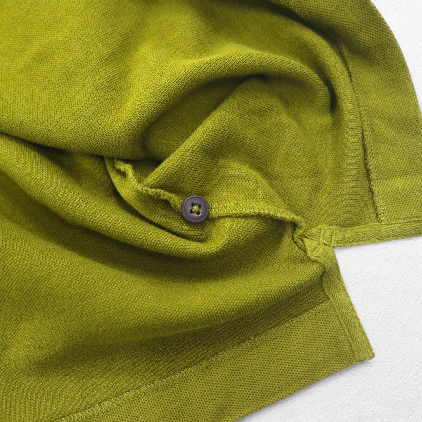 patagonia オーガニックコットン ポロシャツ 2XL カーキ 鹿の子 ワンポイントロゴ刺繍 52822