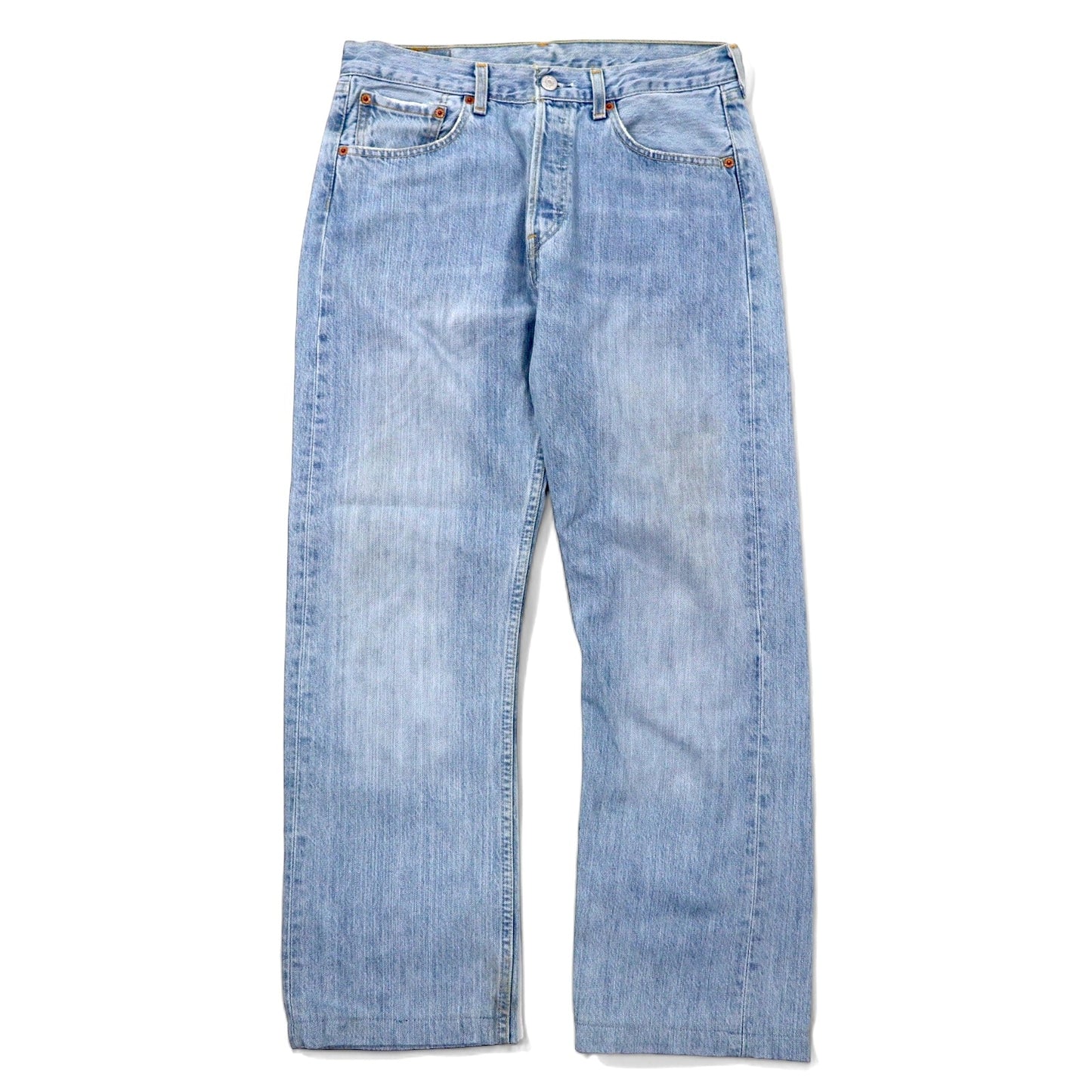 Levi's スペイン製 00年代 ユーロリーバイス 501 デニムパンツ 31 ブルー アイスウォッシュ コットン ボタンフライ ボタン裏295 501-0178