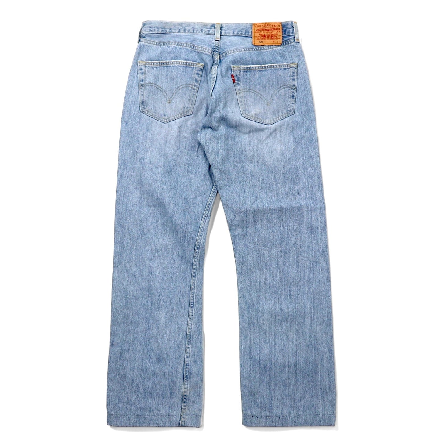 Levi's スペイン製 00年代 ユーロリーバイス 501 デニムパンツ 31 ブルー アイスウォッシュ コットン ボタンフライ ボタン裏295 501-0178