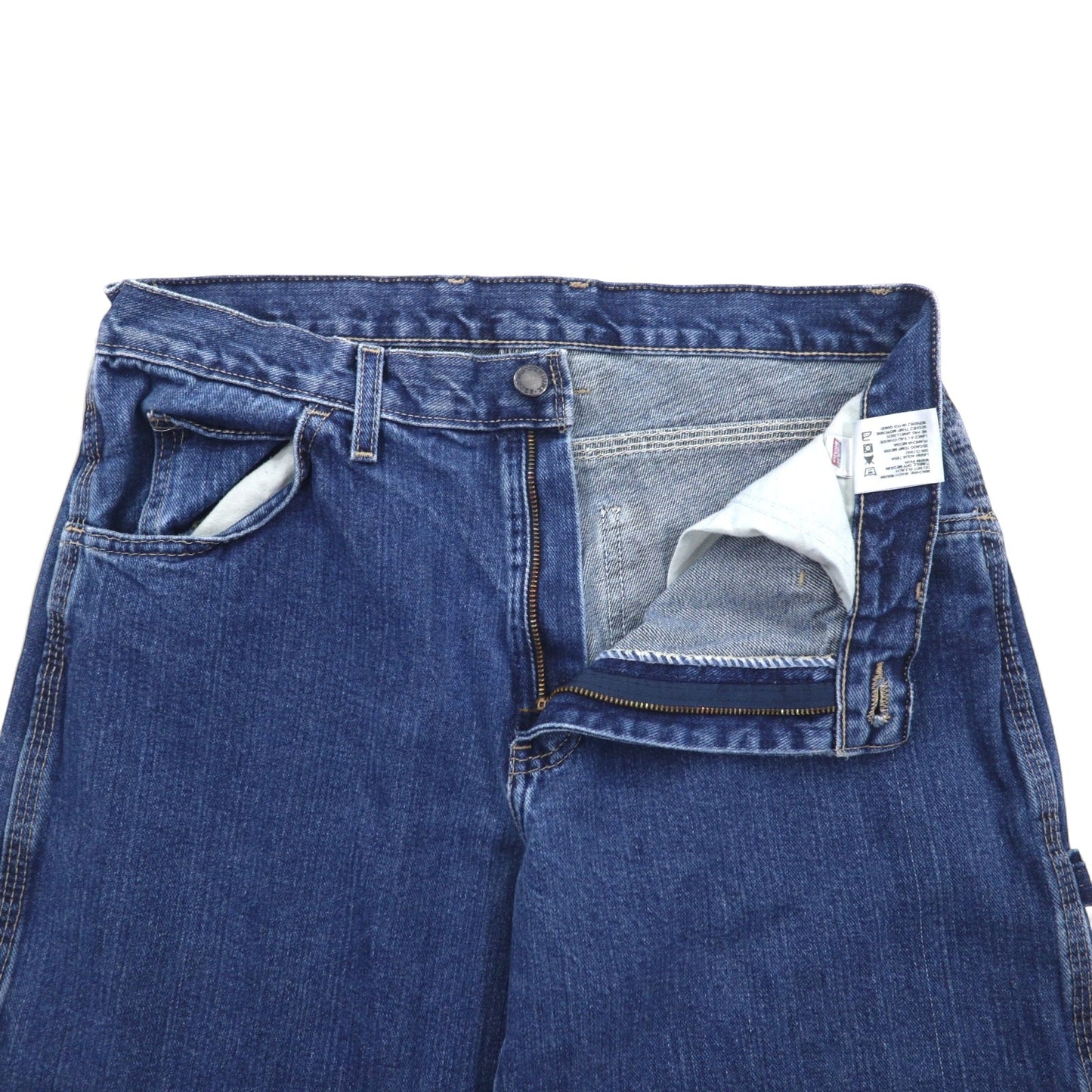 Dickies リラックスフィット RELAXED FIT デニム ペインターパンツ 32 ブルー コットン ED1993THK メキシコ製