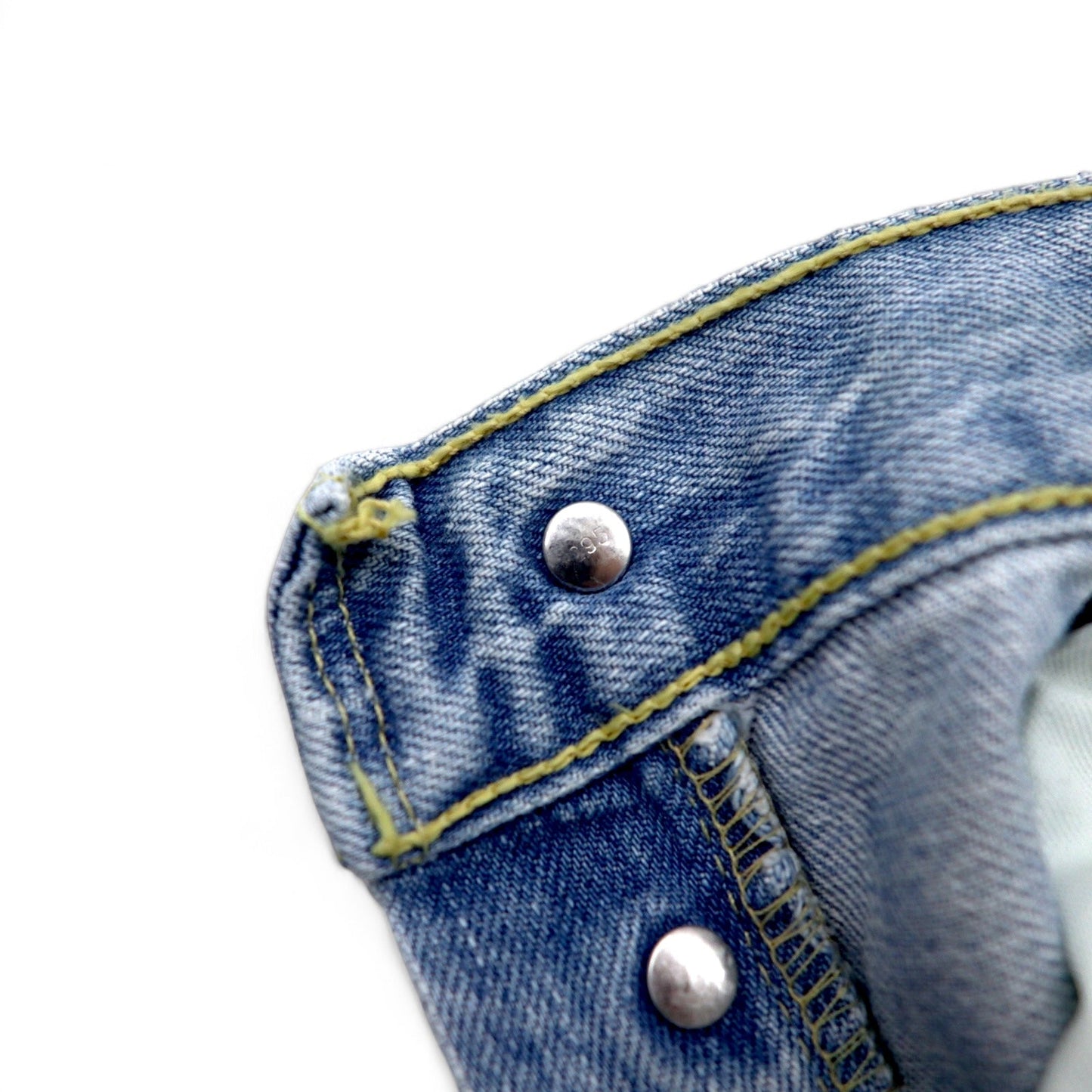 Levi's スペイン製 00年代 ユーロリーバイス 501 デニムパンツ 31 ブルー アイスウォッシュ コットン ボタンフライ ボタン裏295 501-0178