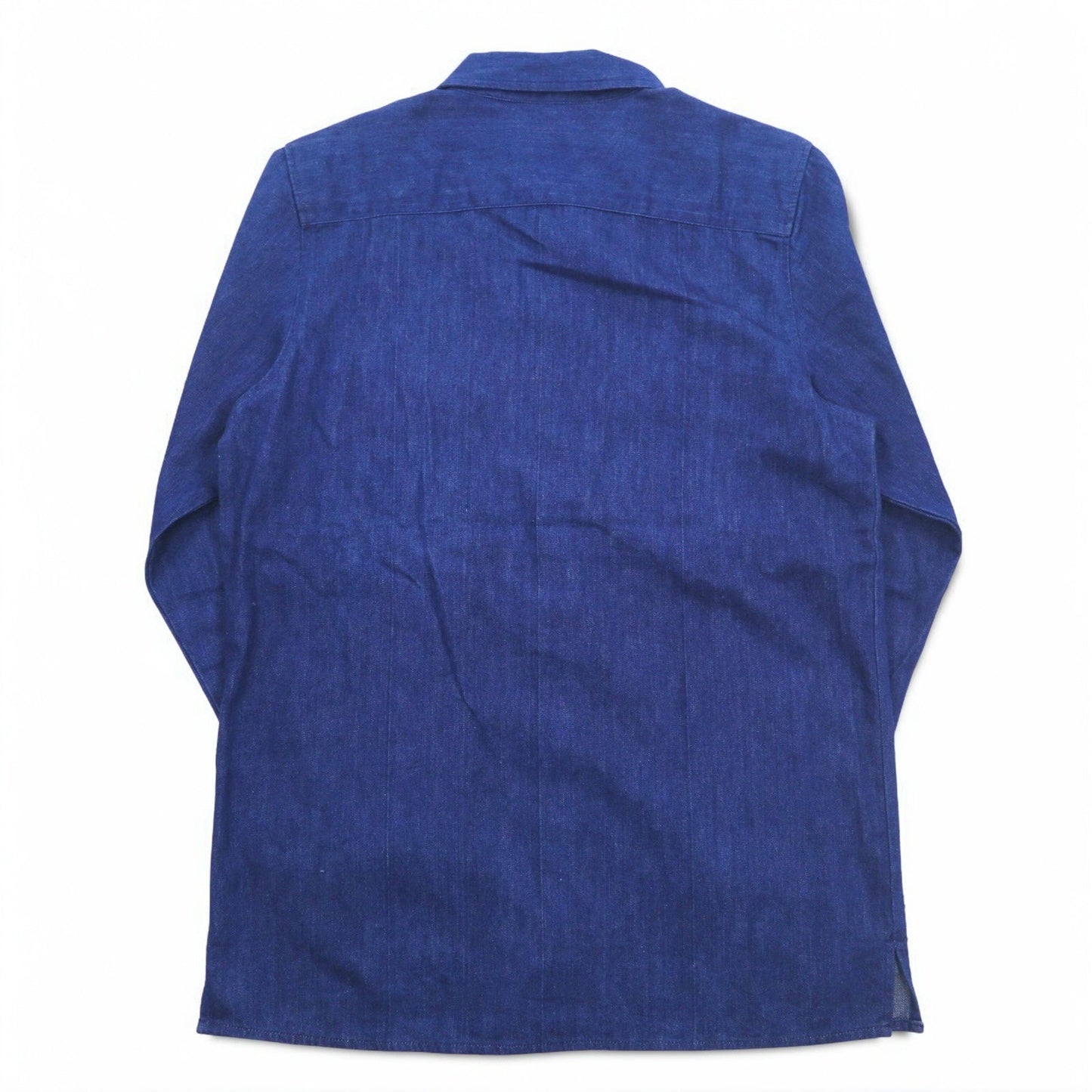 Levi’s 90年代 スタプレ STA-PREST デニム ワークシャツ M ブルー 比翼 フラップ 胸ポケット