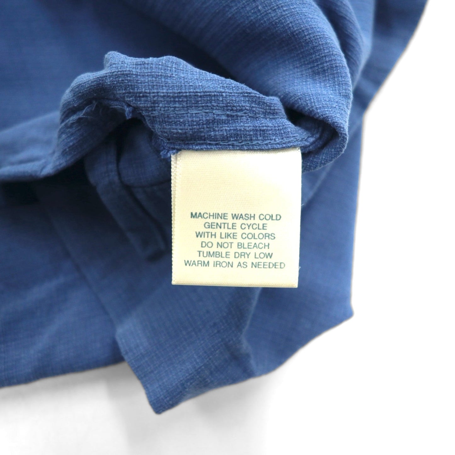 Island Shores シルク 半袖 オープンカラーシャツ 開襟 アロハシャツ 2XL ブルー ボックスシルエット ウォッシャブル