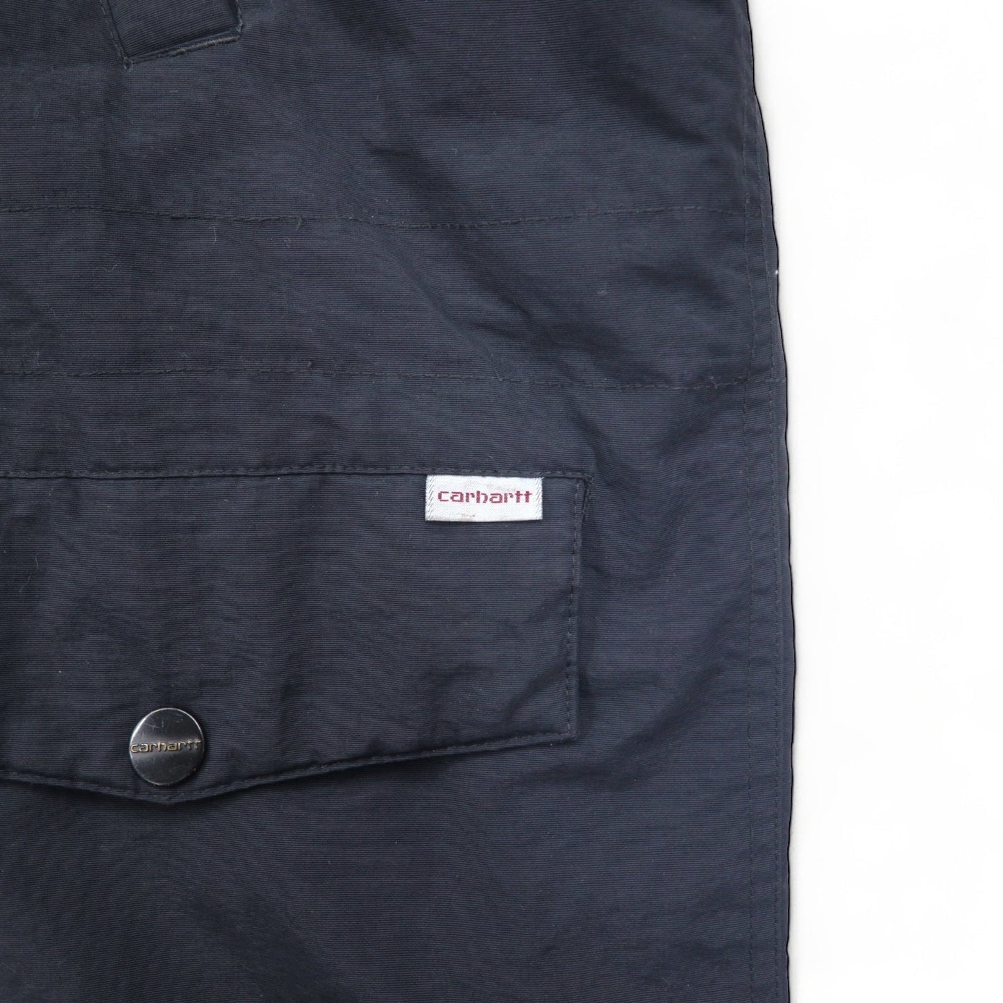 carhartt N-3B ダウンジャケット L ブラック ナイロン 中綿 ファー着脱式 ドローコード ダブルジップ ANCHORAGE PARKA