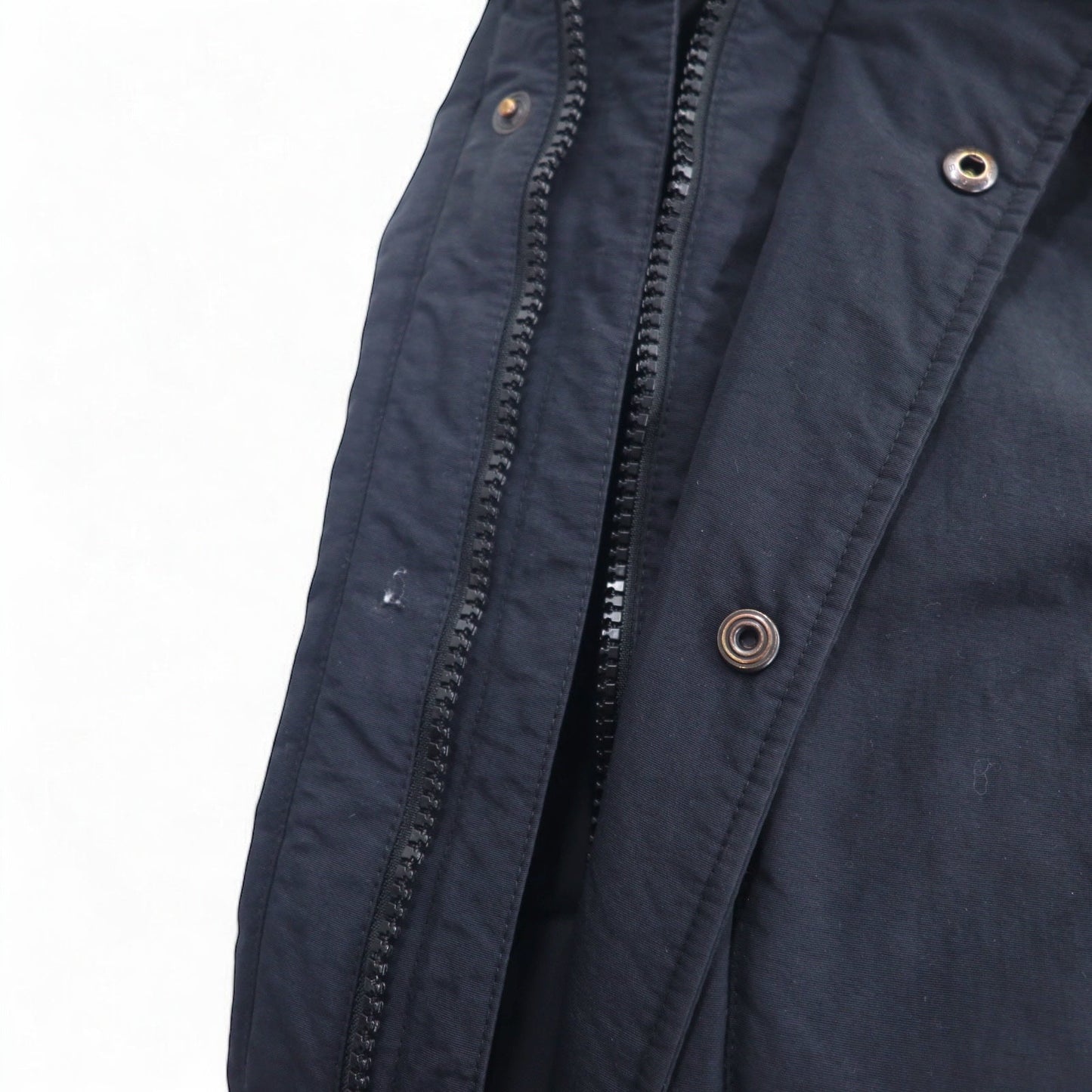 carhartt N-3B ダウンジャケット L ブラック ナイロン 中綿 ファー着脱式 ドローコード ダブルジップ ANCHORAGE PARKA