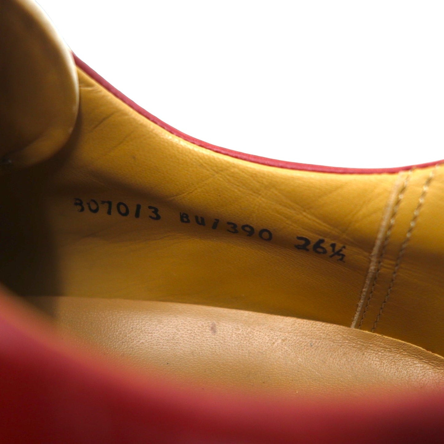 BURBERRY レザースニーカー 26.5cm ホワイト 牛革 スエード BU1390