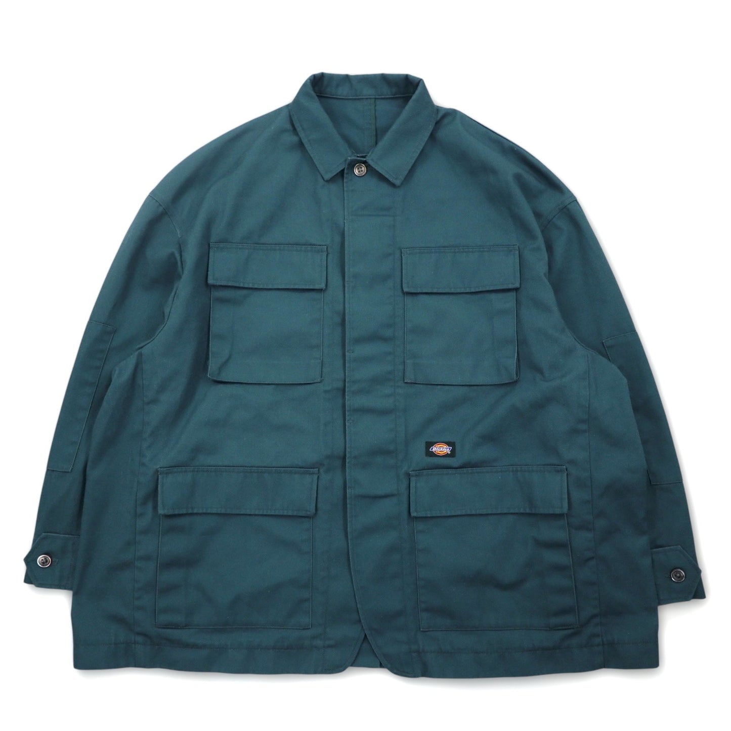 scair × Dickies BDU ミリタリージャケット L グリーン ポリエステル コットン TCツイル