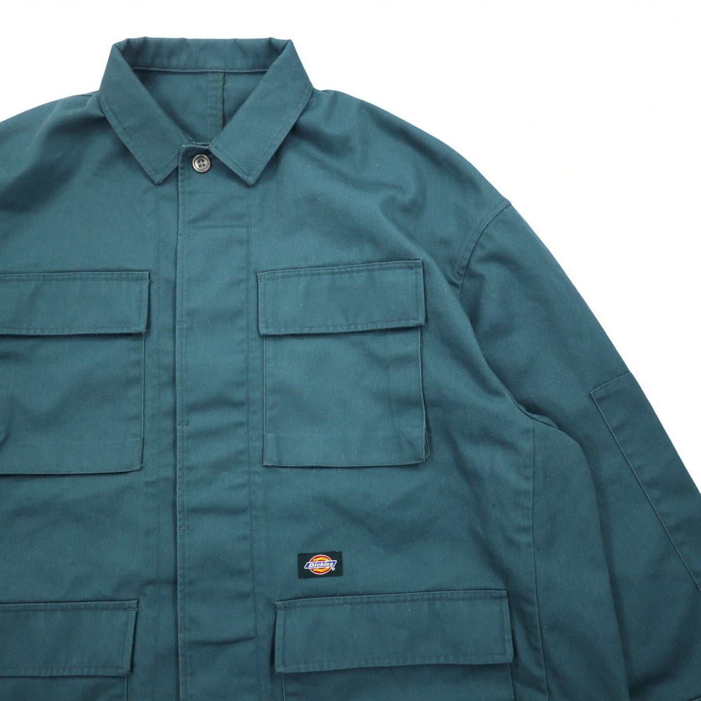 scair × Dickies BDU ミリタリージャケット L グリーン ポリエステル コットン TCツイル