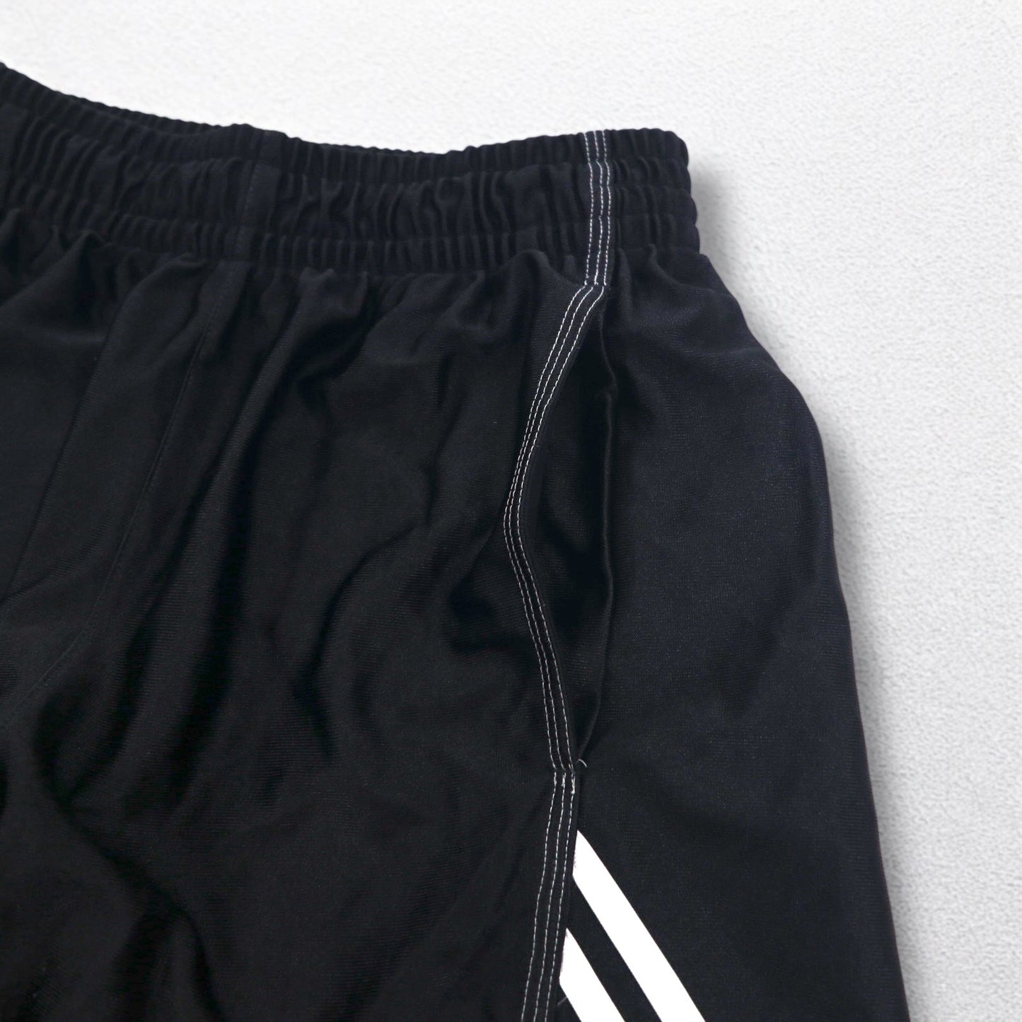 adidas 3ストライプ ショートパンツ ハーフパンツ M ブラック ポリエステル バスケットボール ゲームパンツ