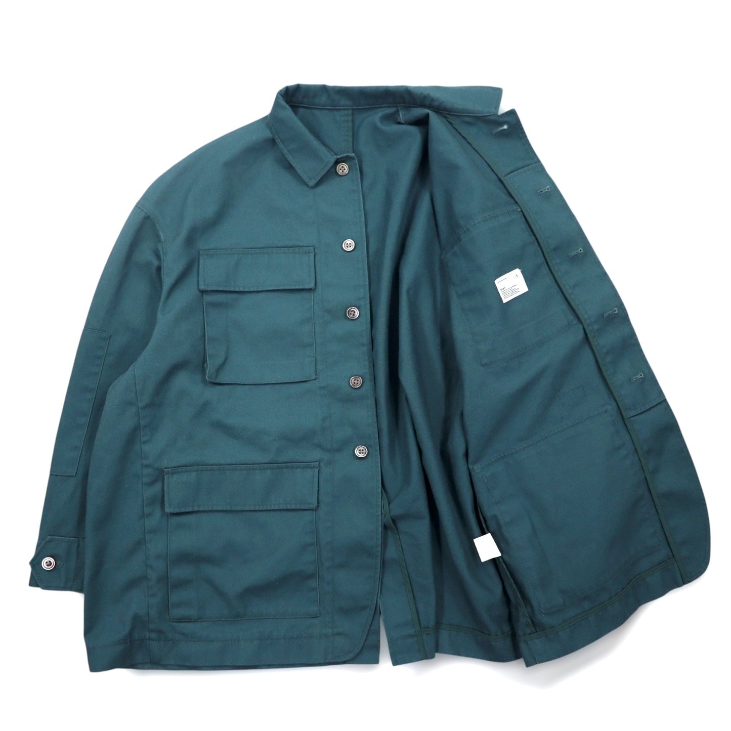 scair × Dickies BDU ミリタリージャケット L グリーン ポリエステル コットン TCツイル