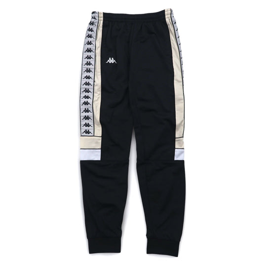 Kappa 00年代 トラックパンツ ジャージ L ブラック ポリエステル テープロゴ サイドライン