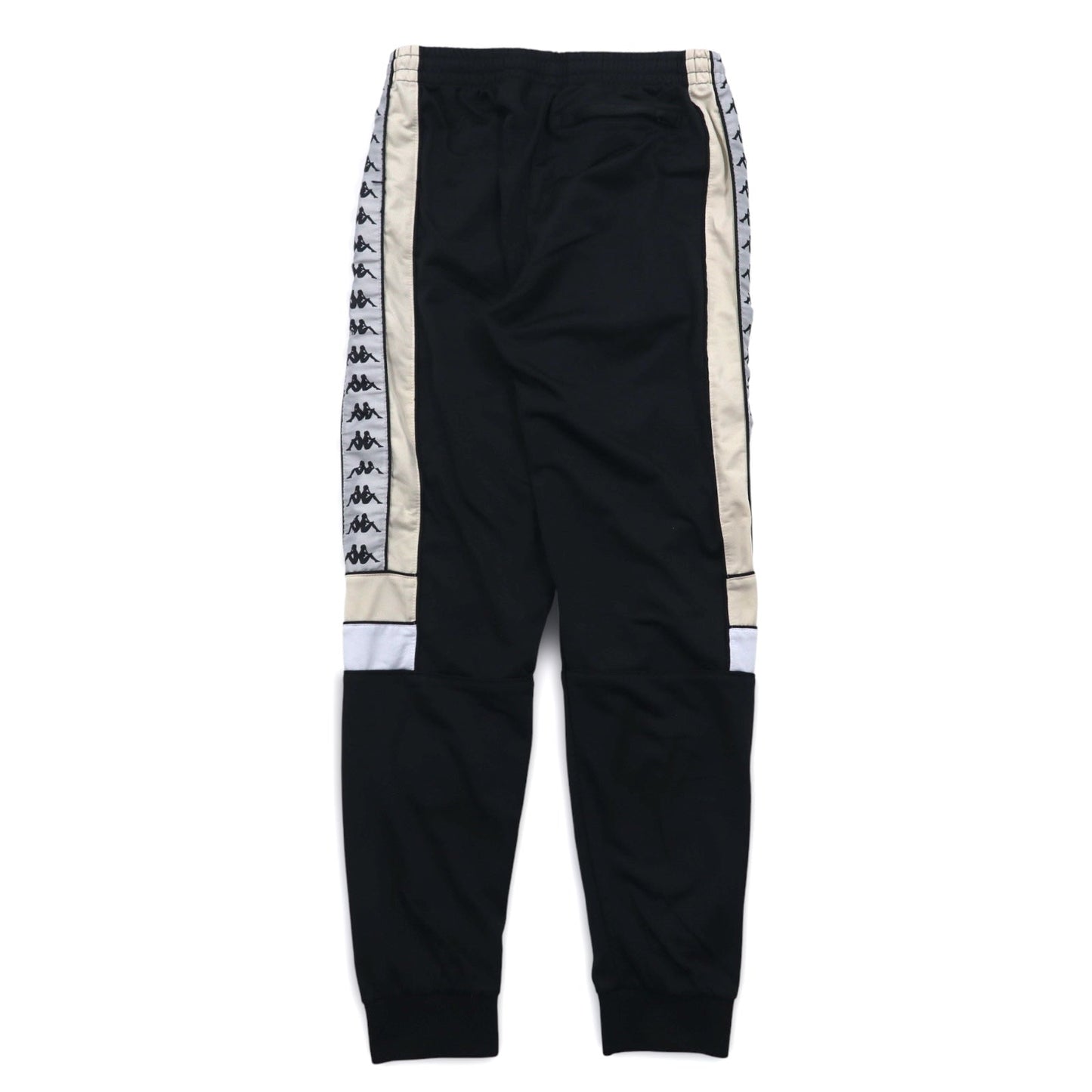 Kappa 00年代 トラックパンツ ジャージ L ブラック ポリエステル テープロゴ サイドライン