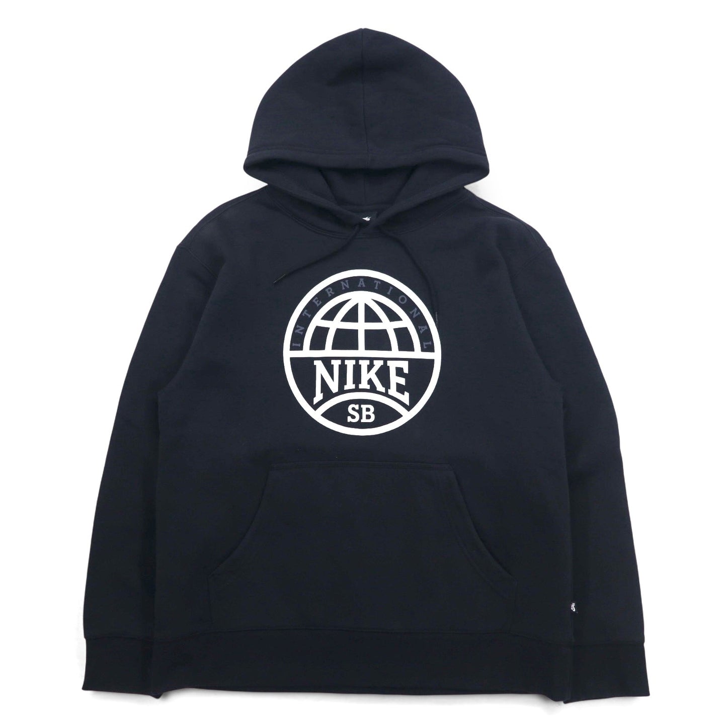 NIKE SB プリント プルオーバー パーカー L ブラック コットン 裏起毛 DM0865-010