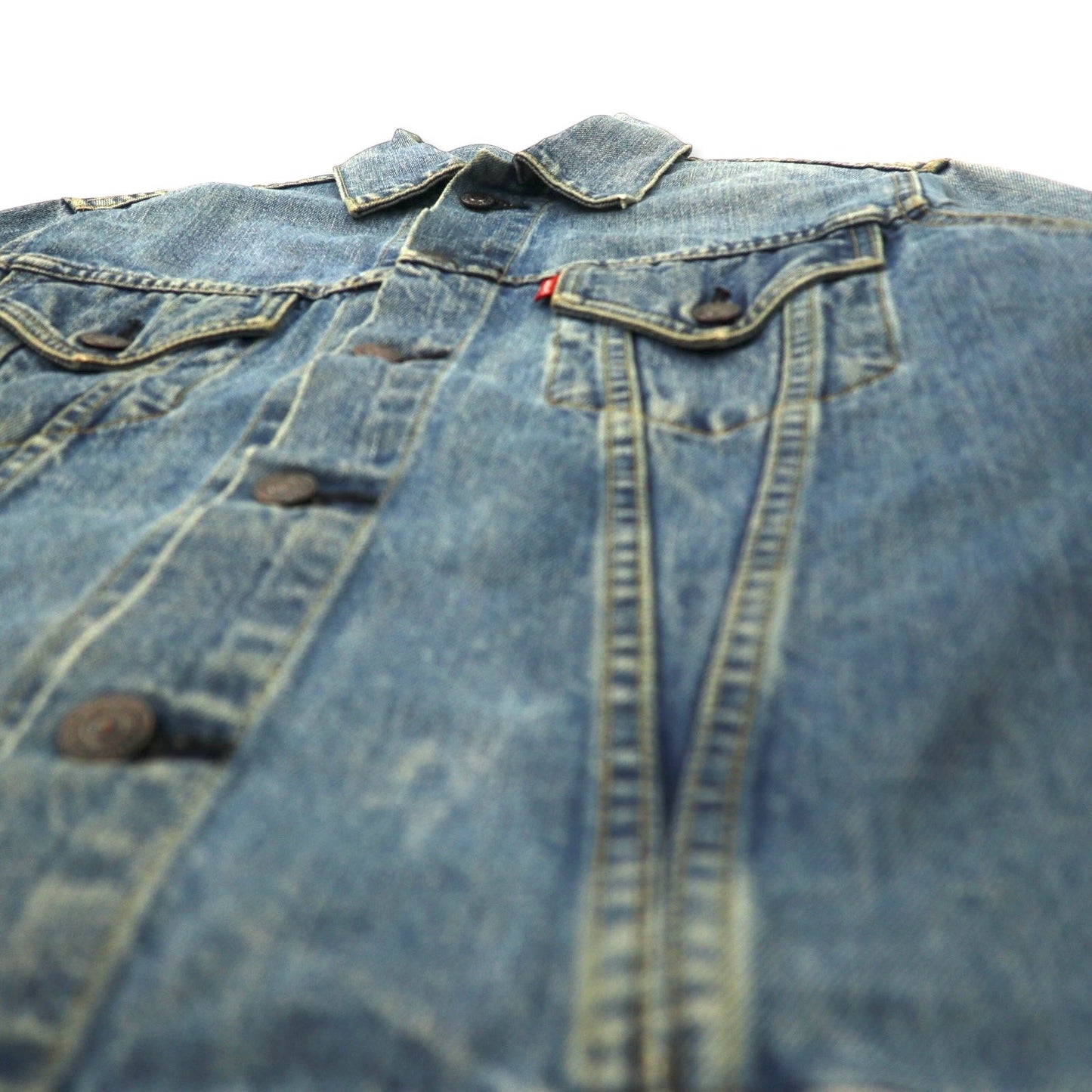 Levi's 90年代 3rdタイプ 復刻 ビッグE デニムジャケット Gジャン 40 ブルー コットン 71557-02 日本製