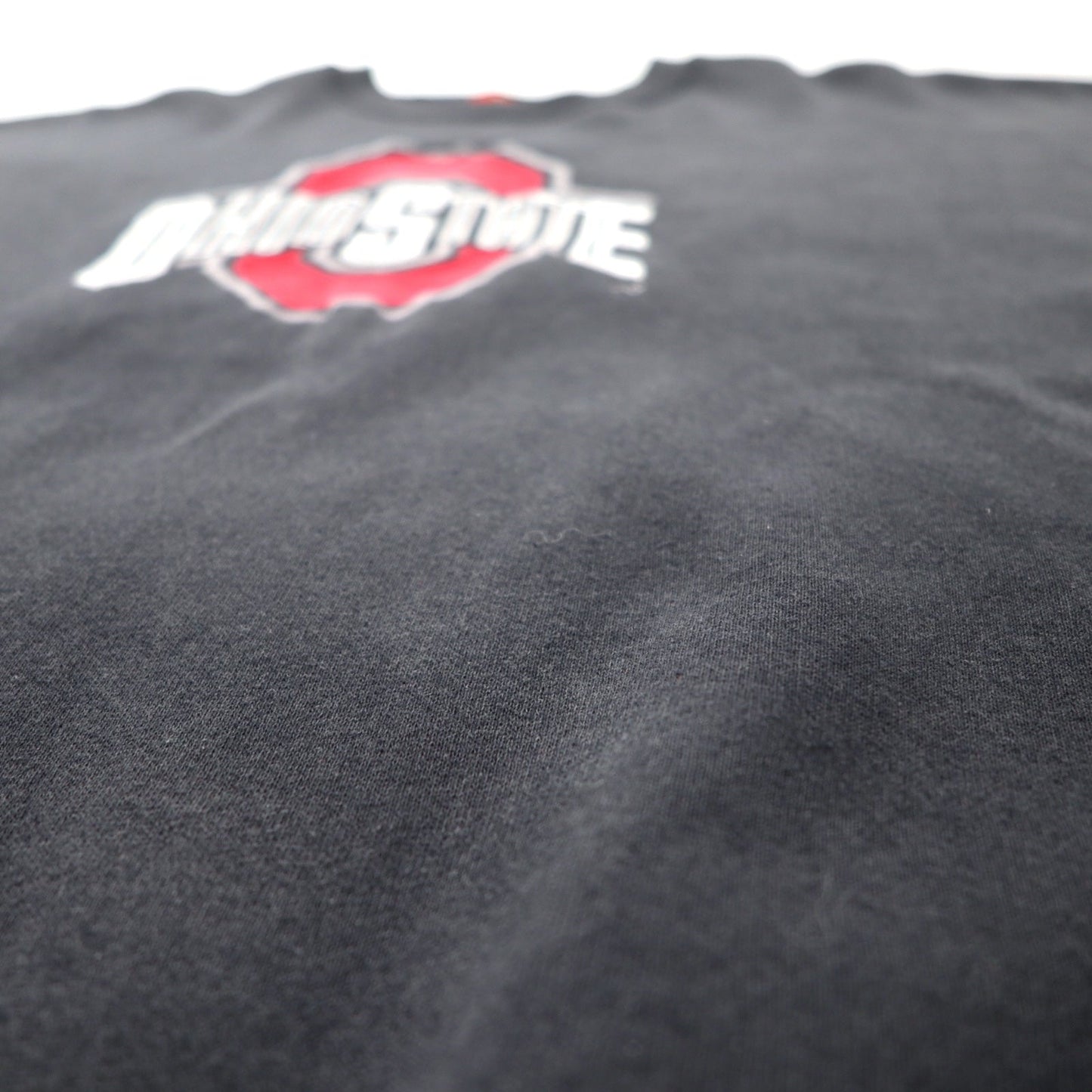 PM SPORTS USA製 90年代 カレッジ刺繍 スウェット XL ブラック コットン OHIO STATE ビッグサイズ