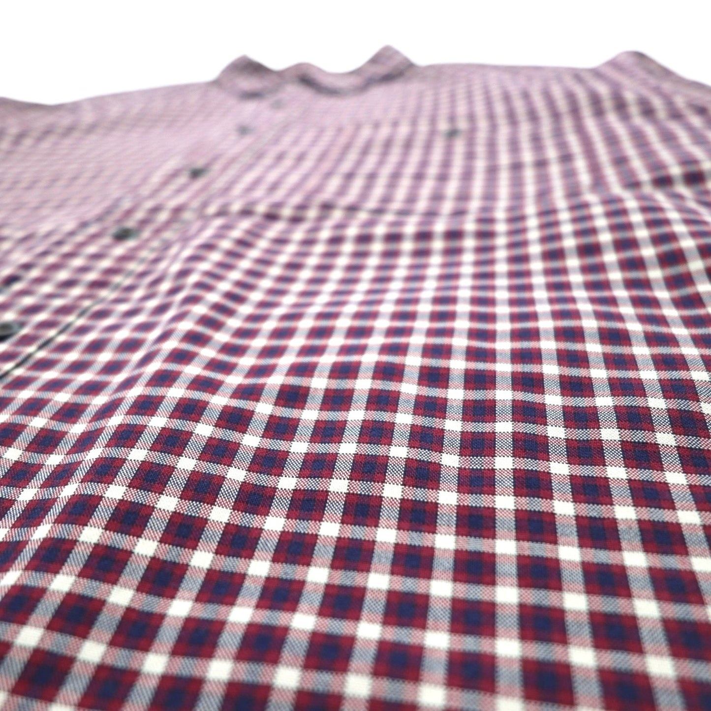 Eddie Bauer 90年代 ビッグサイズ ボタンダウンシャツ L レッド チェック コットン