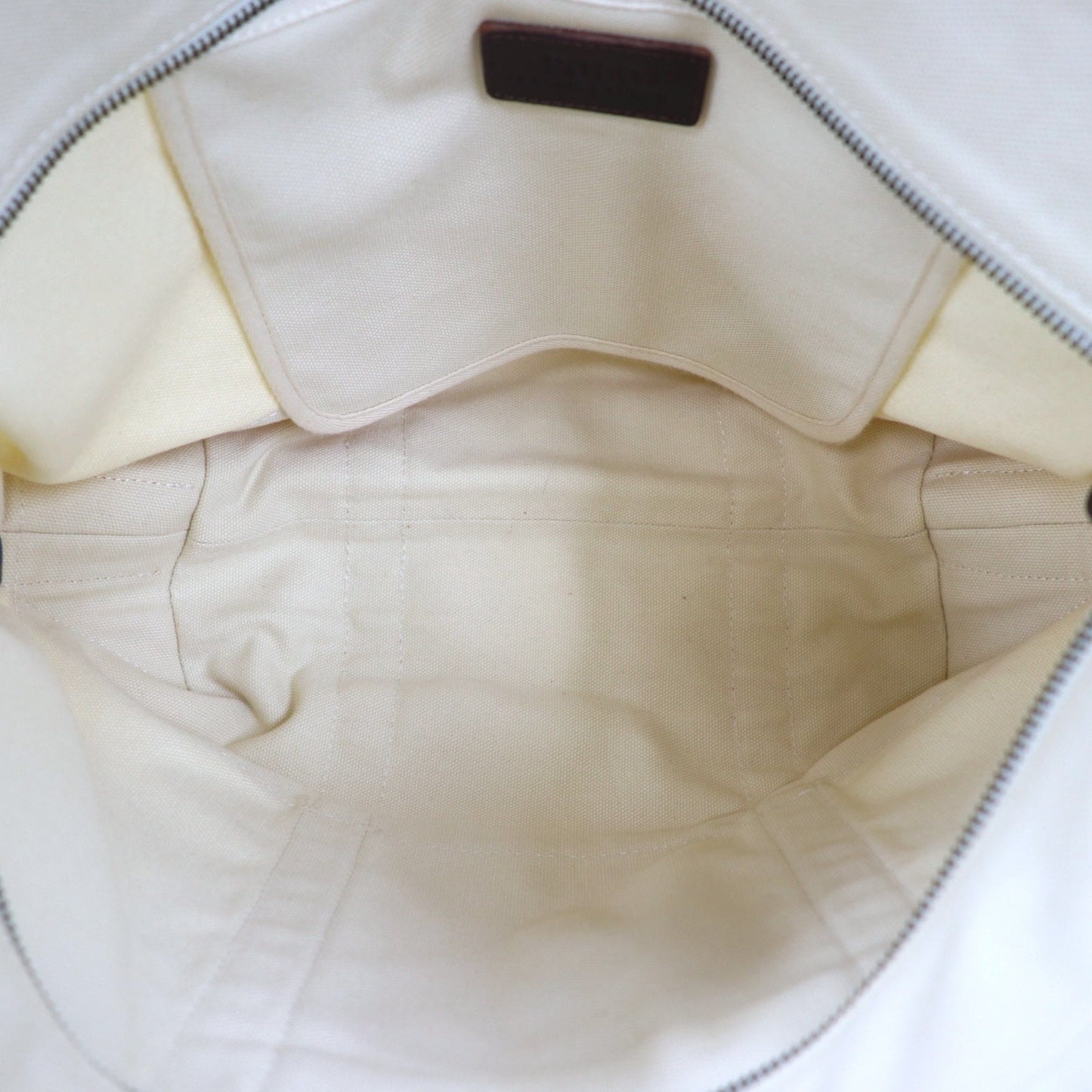 POLO RALPH LAUREN キャンバス トートバッグ ホワイト コットン ビッグポニー刺繍